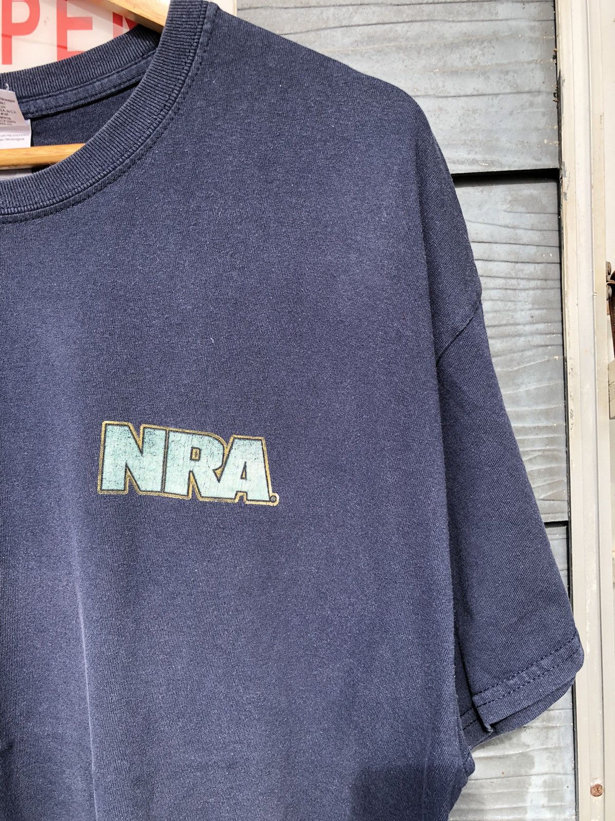 Japanese Brand × RIFLE × Vintage 🔥Vintage Y2K🔥National Rifle Association Backhit Tshirt Size US XL / EU 56 / 4 - 10 Thumbnail