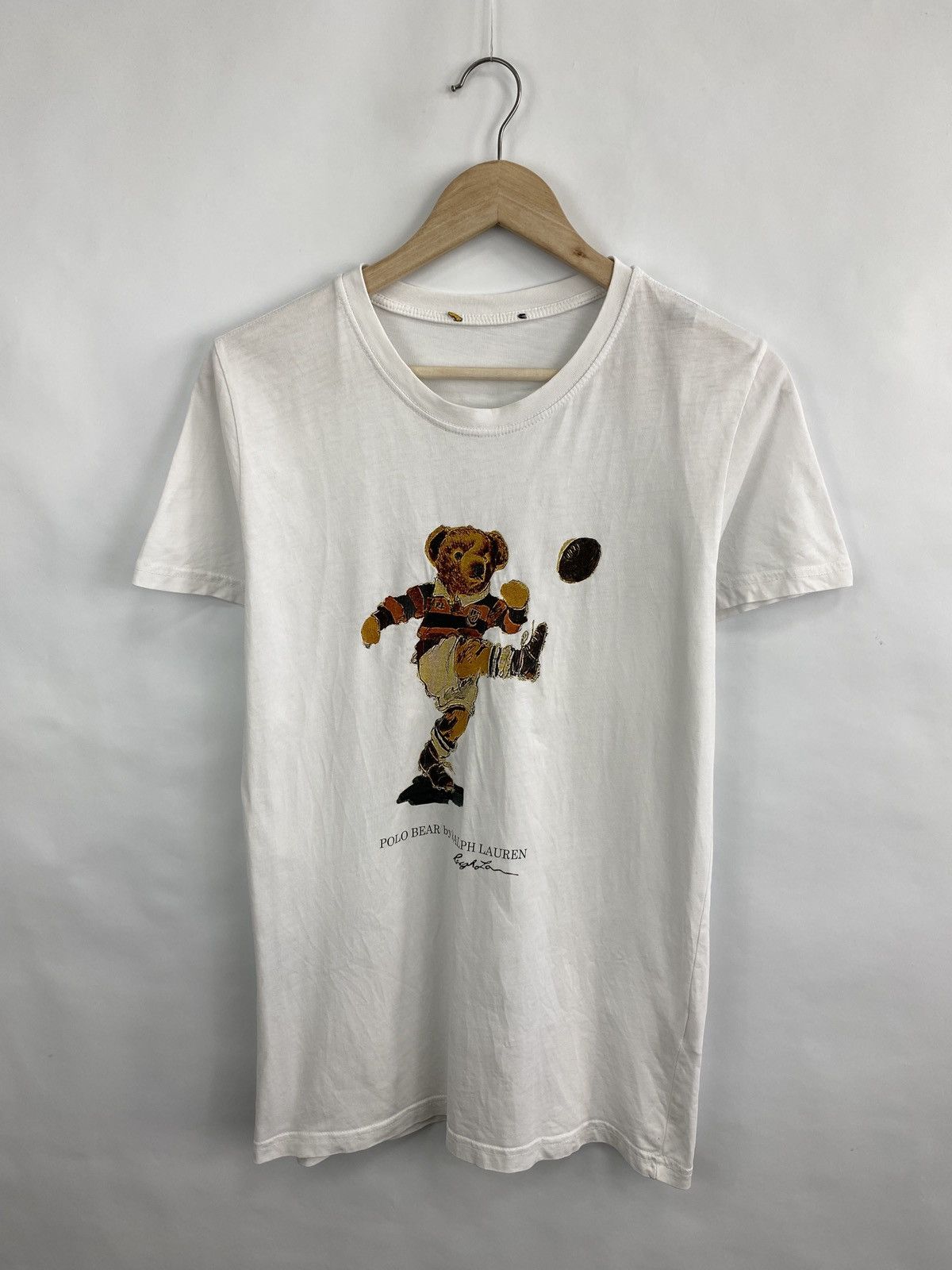 Polo Ralph Lauren 🇺🇸 Polo Bear Ralph Lauren Rugby T-Shirt Rare Retro Hype Y2K Size US S / EU 44-46 / 1 - 3 Thumbnail