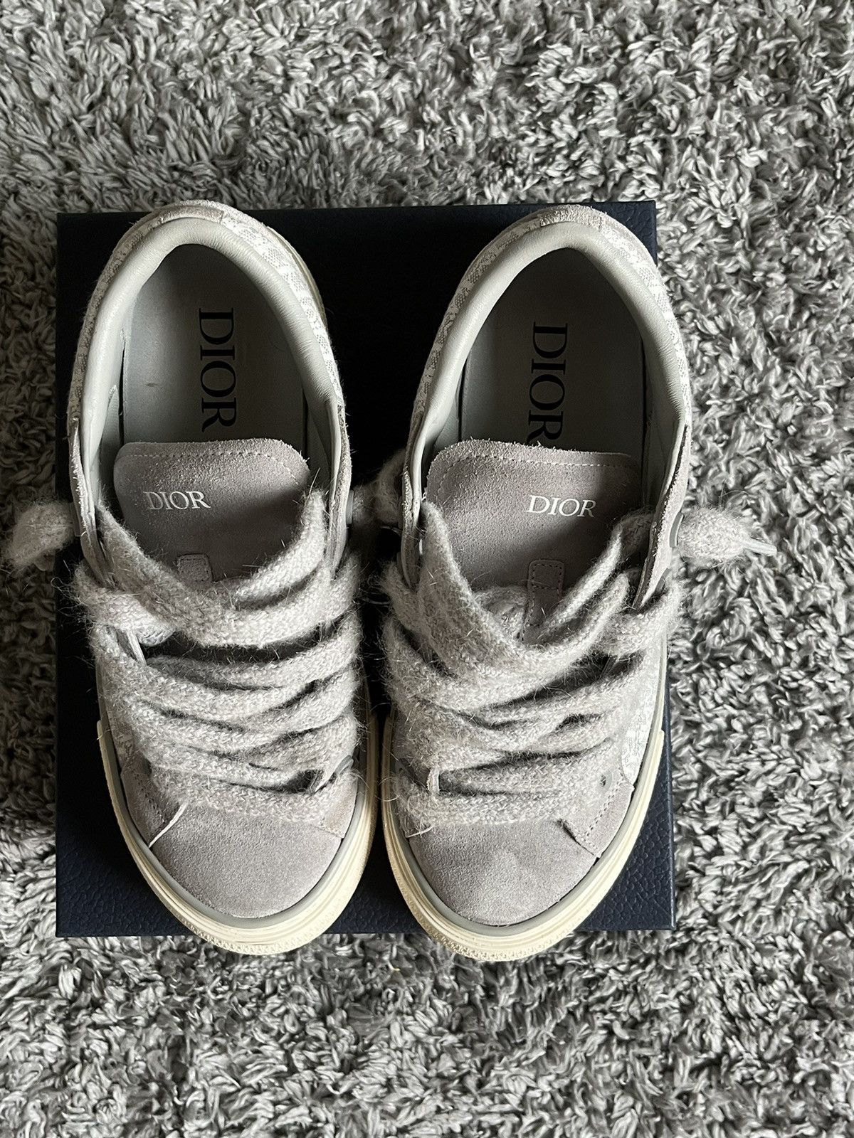 Christian Dior Monsieur × Dior Dior n33 grey white Size US 8 / EU 41 - 2 Thumbnail