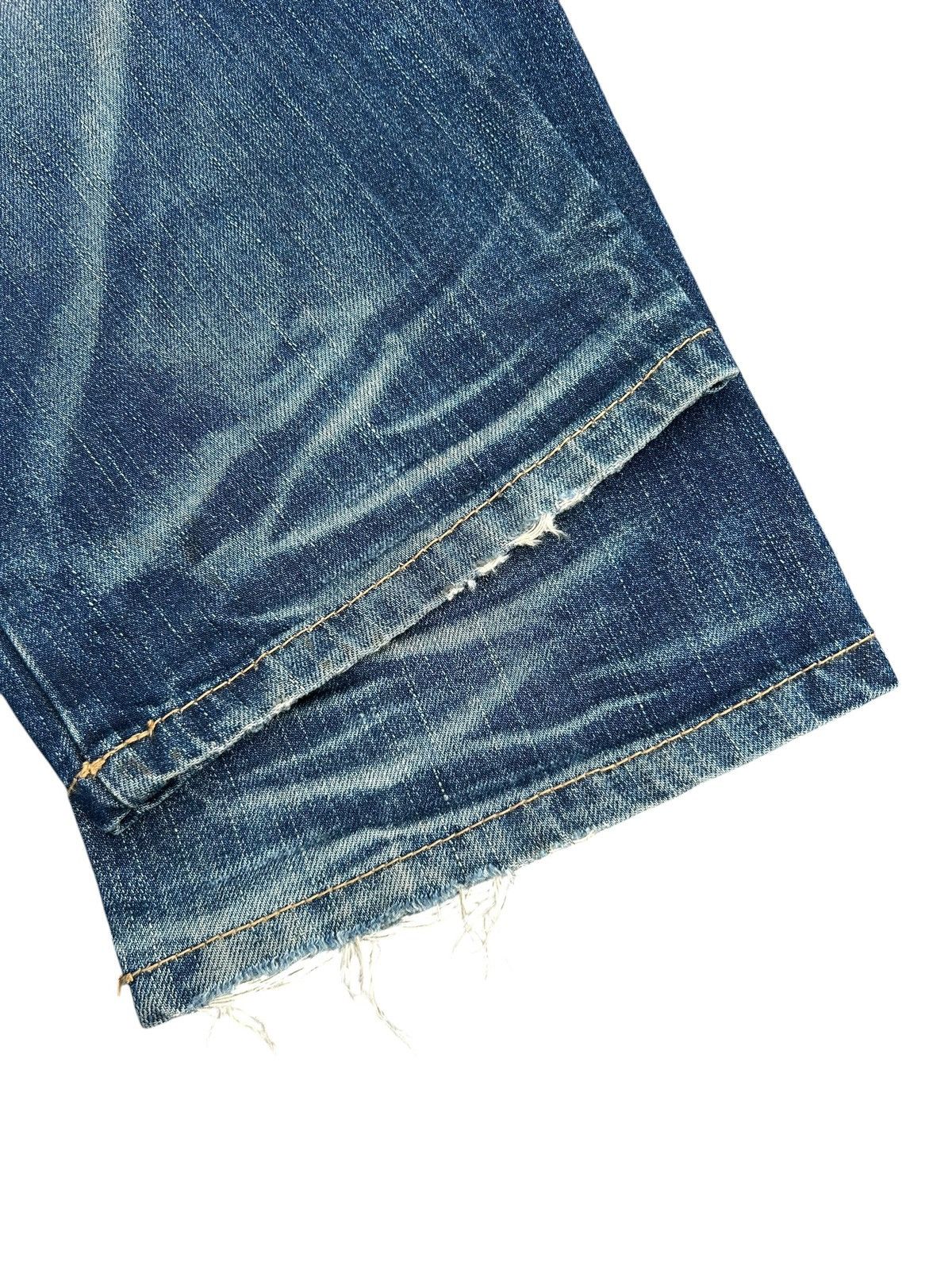 Kapital YOSHITOMO NARA LOLITA Exotic Vintage Distressed Denim Jeans Size US 34 / EU 50 - 18 Thumbnail