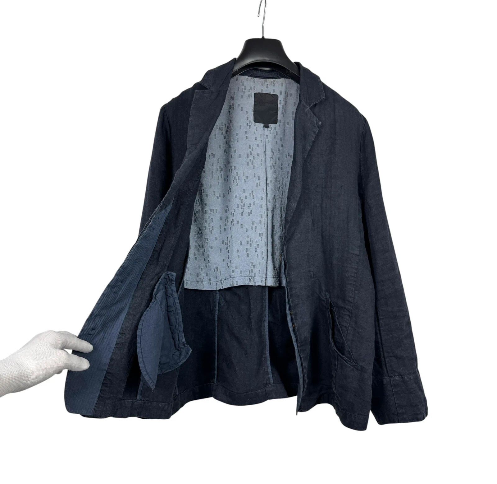 Pas de Calais Pas de Calais Linen Blazer size L Size L / US 10 / IT 46 - 10 Thumbnail