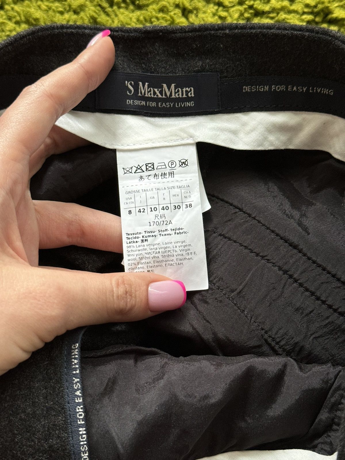 Max Mara × Weekend Max Mara Max Mara wool pants Size 30" / US 8 / IT 44 - 3 Thumbnail