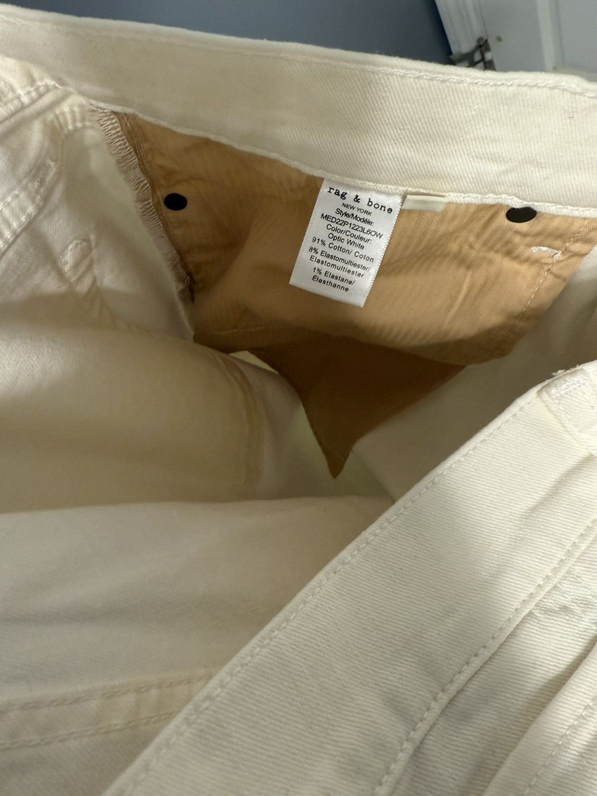 Rag & Bone Rag & Bone denim white jeans size 34 Size US 34 / EU 50 - 8 Thumbnail