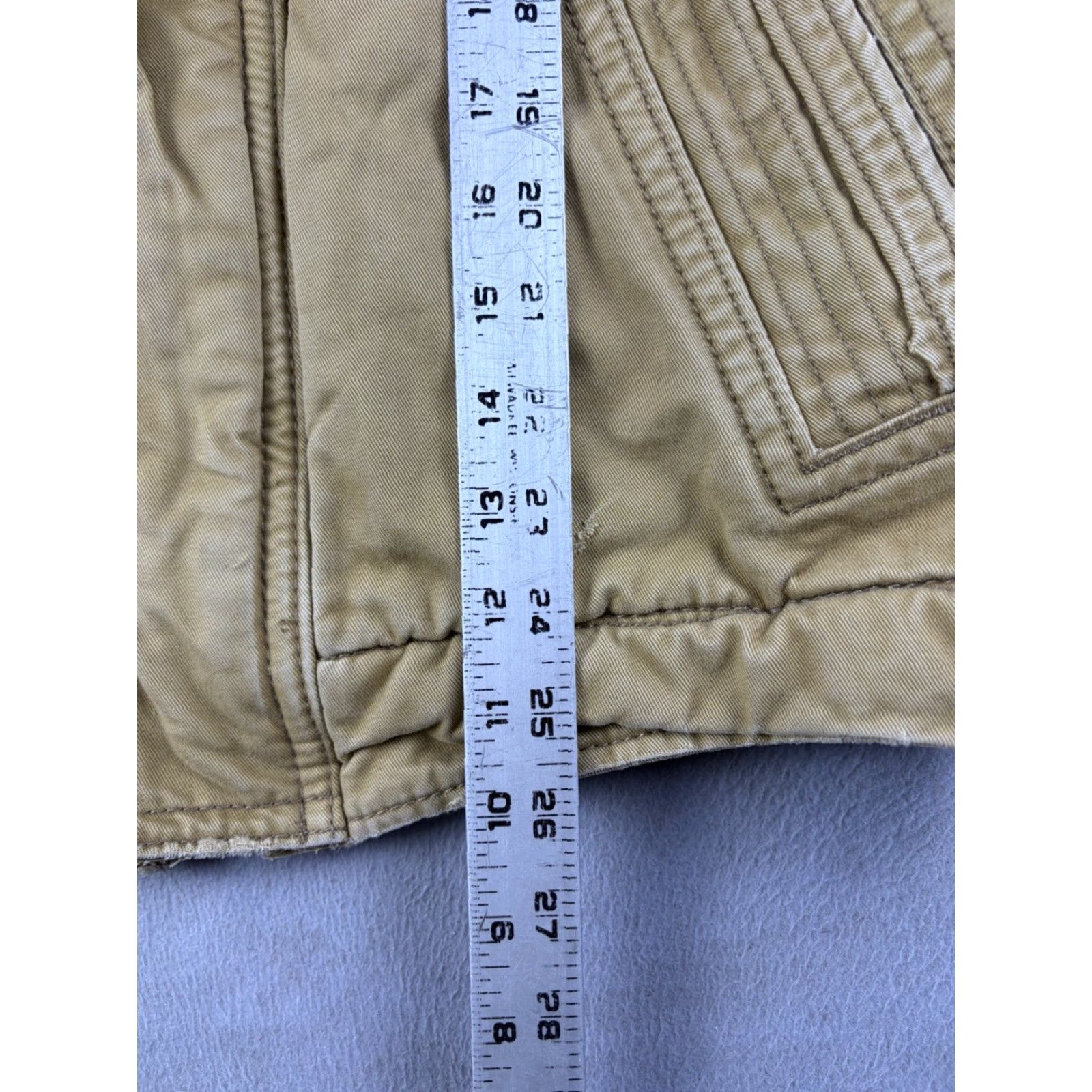 Abercrombie & Fitch Abercrombie & Fitch Jacket Mens Small Brown Canvas Faux Fur Lined Adirondack Bomber Jacket Size US S / EU 44-46 / 1 - 7 Thumbnail