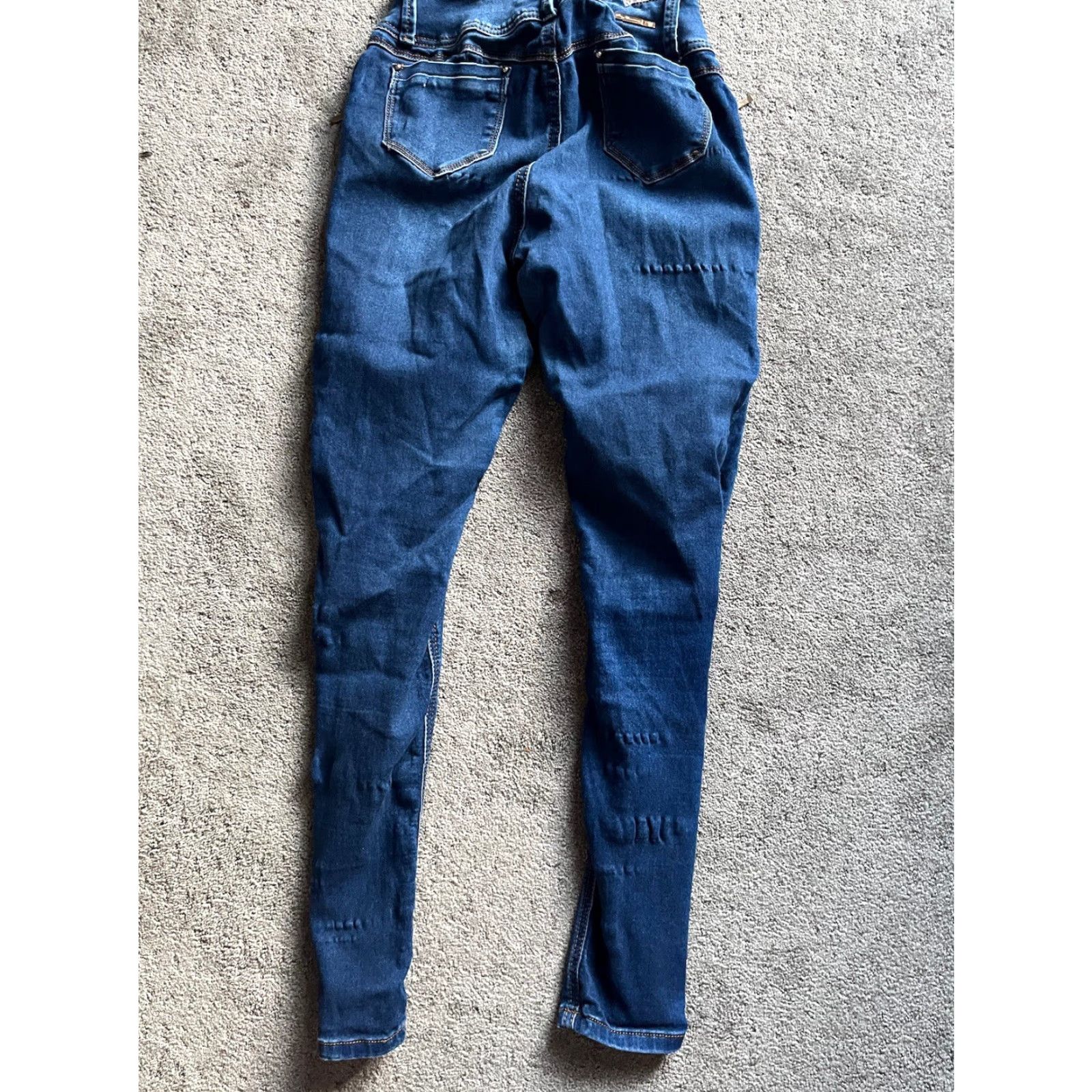 Juicy Couture JUICY COUTURE Mid Rise Skinny Jeans with Side Zipper Pockets Women's Size 5 Blue Denim Size 27" / US 4 / IT 40 - 3 Thumbnail
