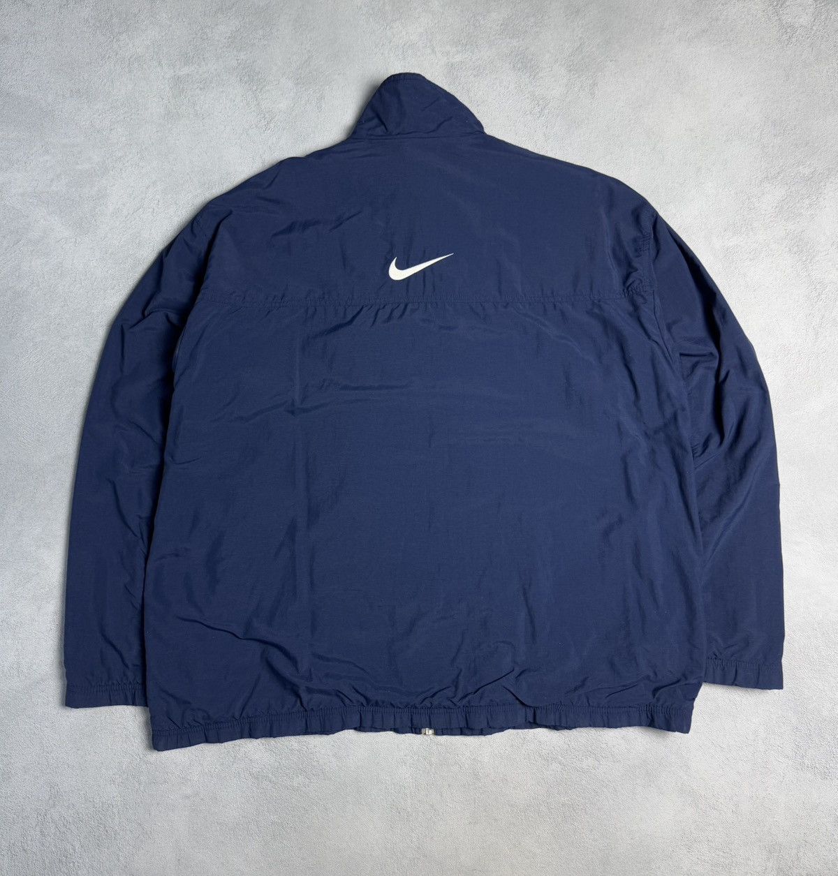 Nike Vintage Nike Center Swoosh Drill Track Jacket size L Size US L / EU 52-54 / 3 - 2 Thumbnail