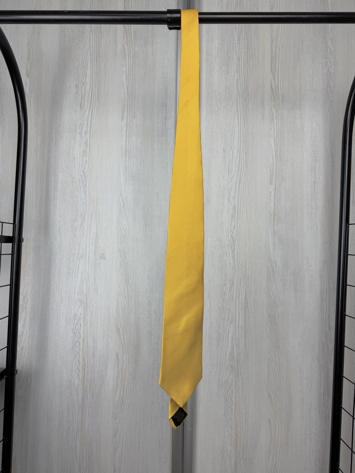 Brooks Brothers Brooks Brothers Yellow Solid Tie 100% Silk Men's Necktie USA Size ONE SIZE - 2 Thumbnail