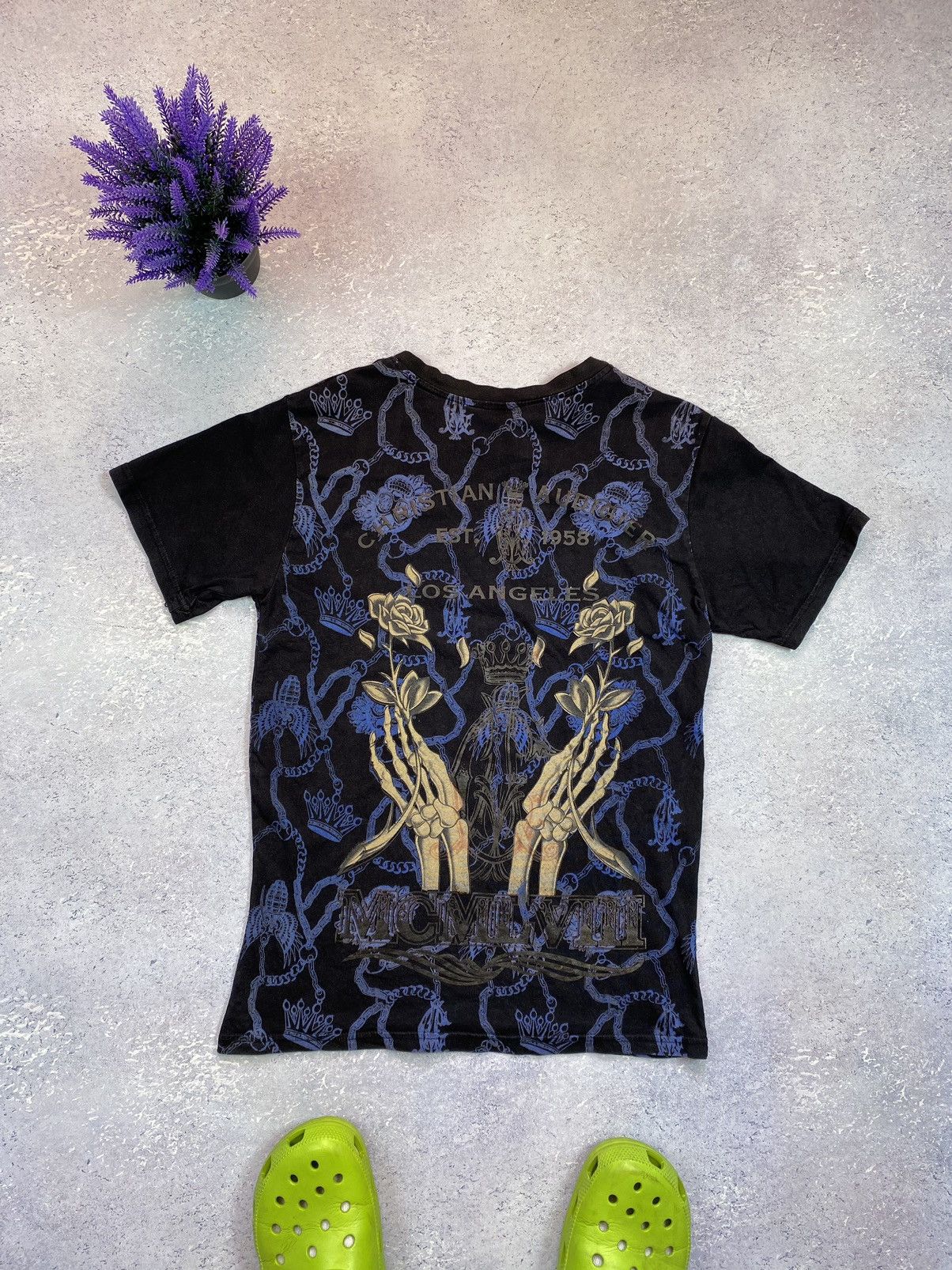 Christian Audigier × Japanese Brand Christian Audigier t-shirt with big logo Size US L / EU 52-54 / 3 - 4 Thumbnail