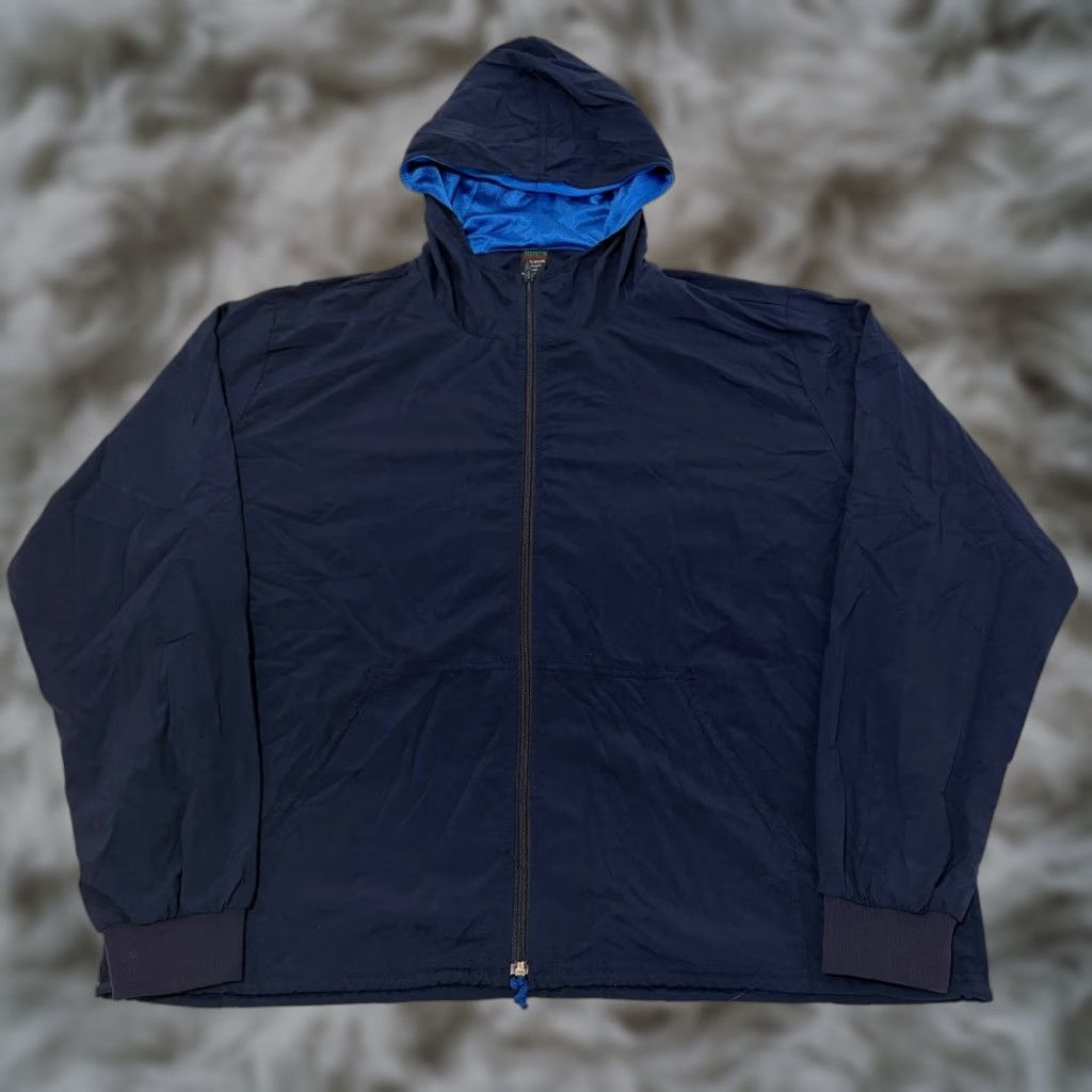 Vintage VINTAGE Perfetto Sportswear Jacket Mens L Navy Full Zip Hooded Windbreaker USA Size US L / EU 52-54 / 3 - 1 Thumbnail