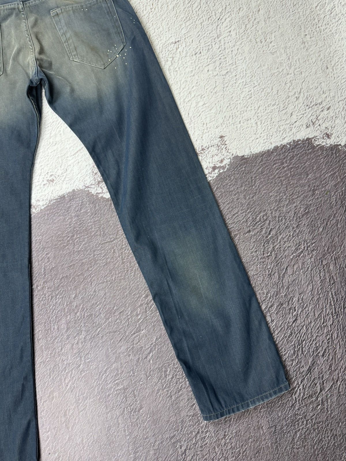 Diesel Black Gold Diesel Black Gold dirty painted style casual denim jeans Size US 36 / EU 52 - 17 Thumbnail