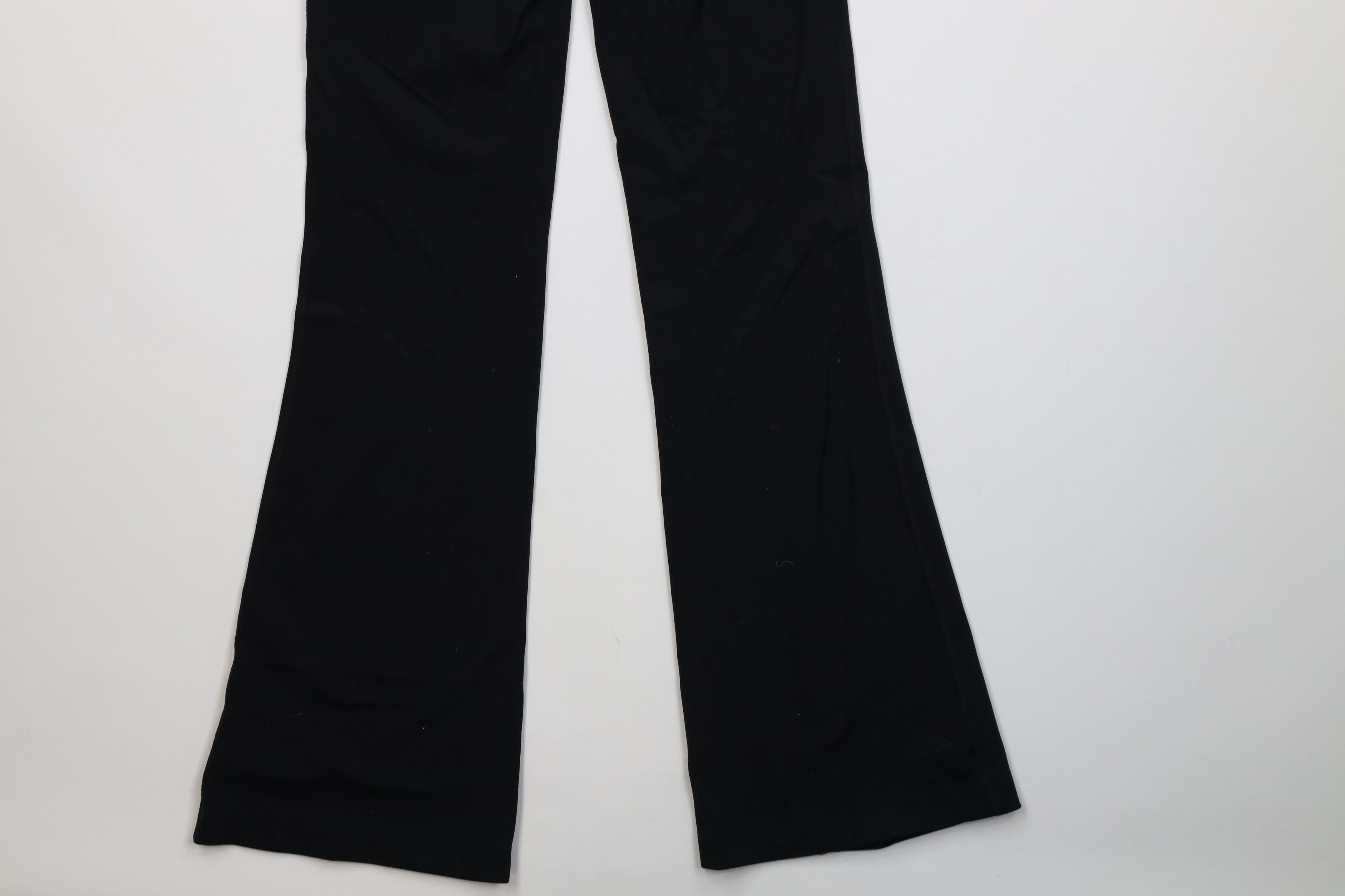 Lululemon Lululemon High Rise Groove Flared Wide Leg Yoga Pants Black Size 26" / US 2 / IT 38 - 14 Thumbnail