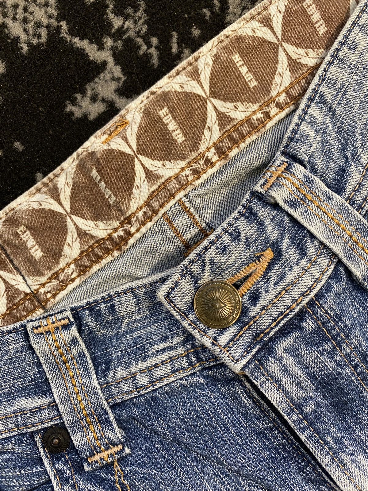 Edwin Edwin XV Flare Japan Washed Denim Vintage Size US 30 / EU 46 - 4 Thumbnail