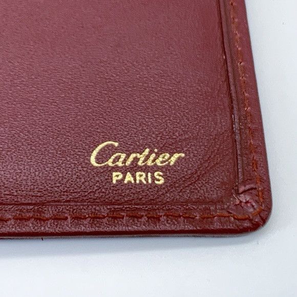 Cartier Cartier Bi-fold Leather Bordeaux Long Wallet Size ONE SIZE - 8 Thumbnail