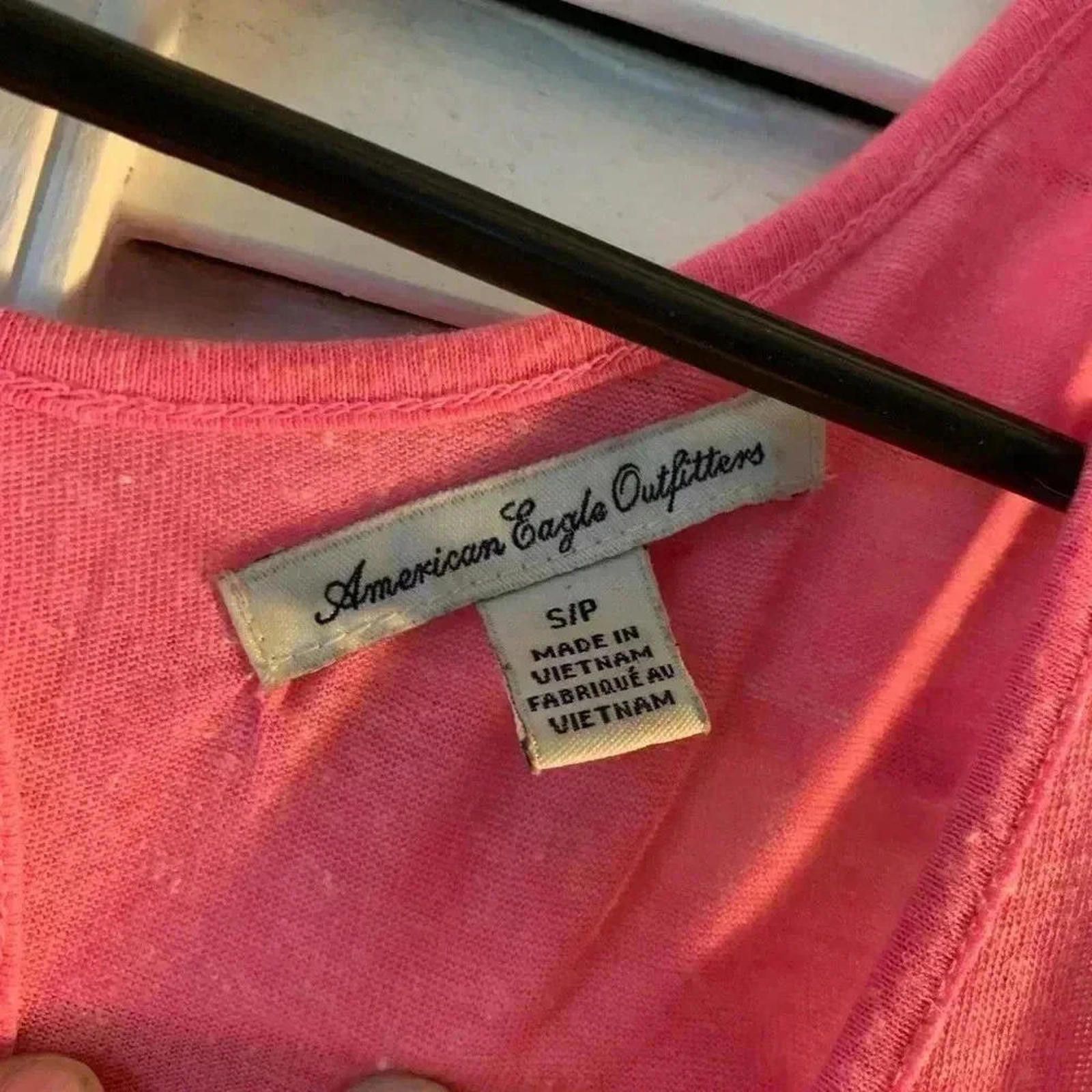 Designer Stylish Pink Pocket Tank Top Size S / US 4 / IT 40 - 5 Thumbnail