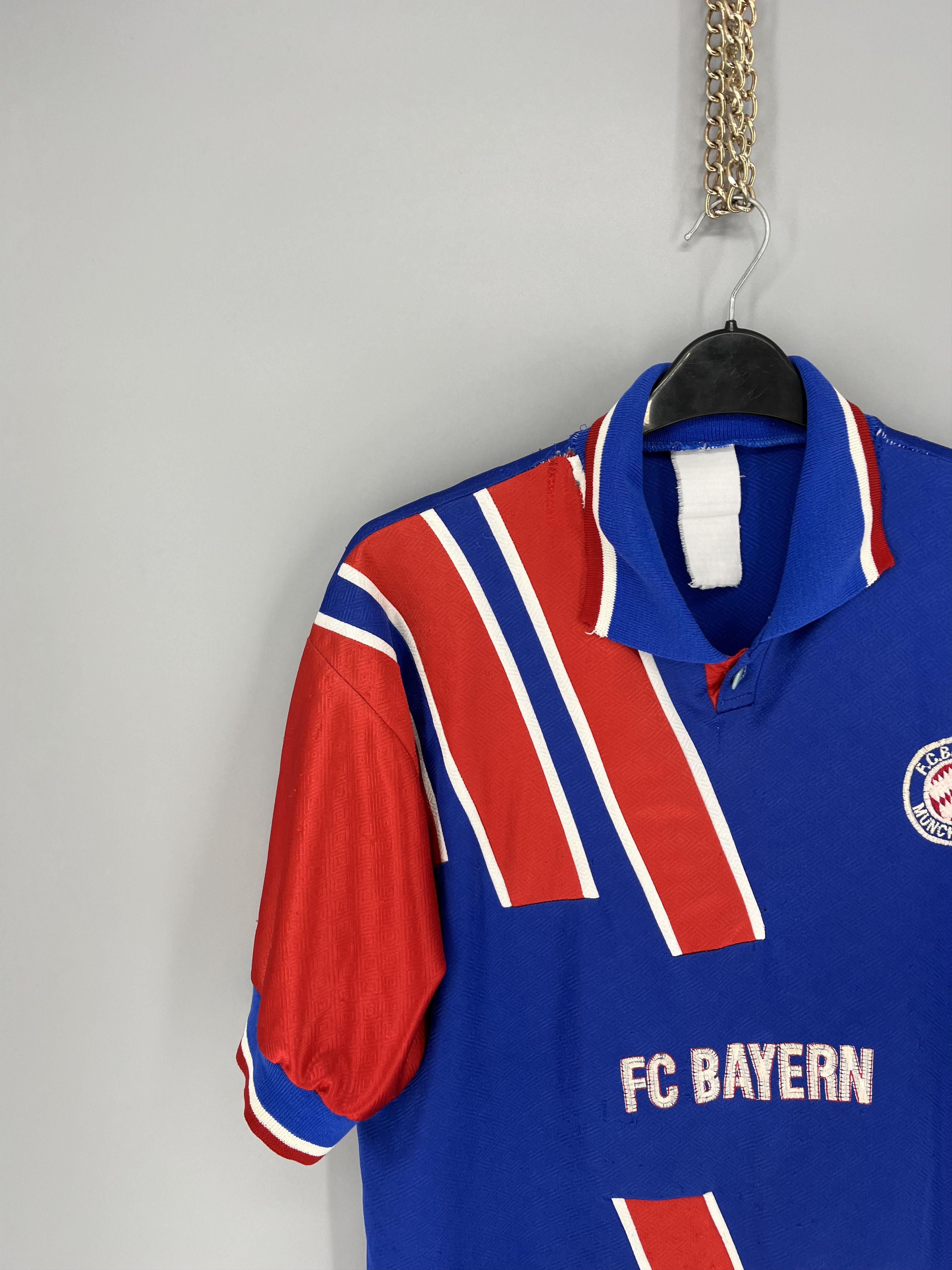 Vintage 70s Umbro Bayern Munchen Home Jersey Tee Shirt Rare Size US L / EU 52-54 / 3 - 3 Thumbnail