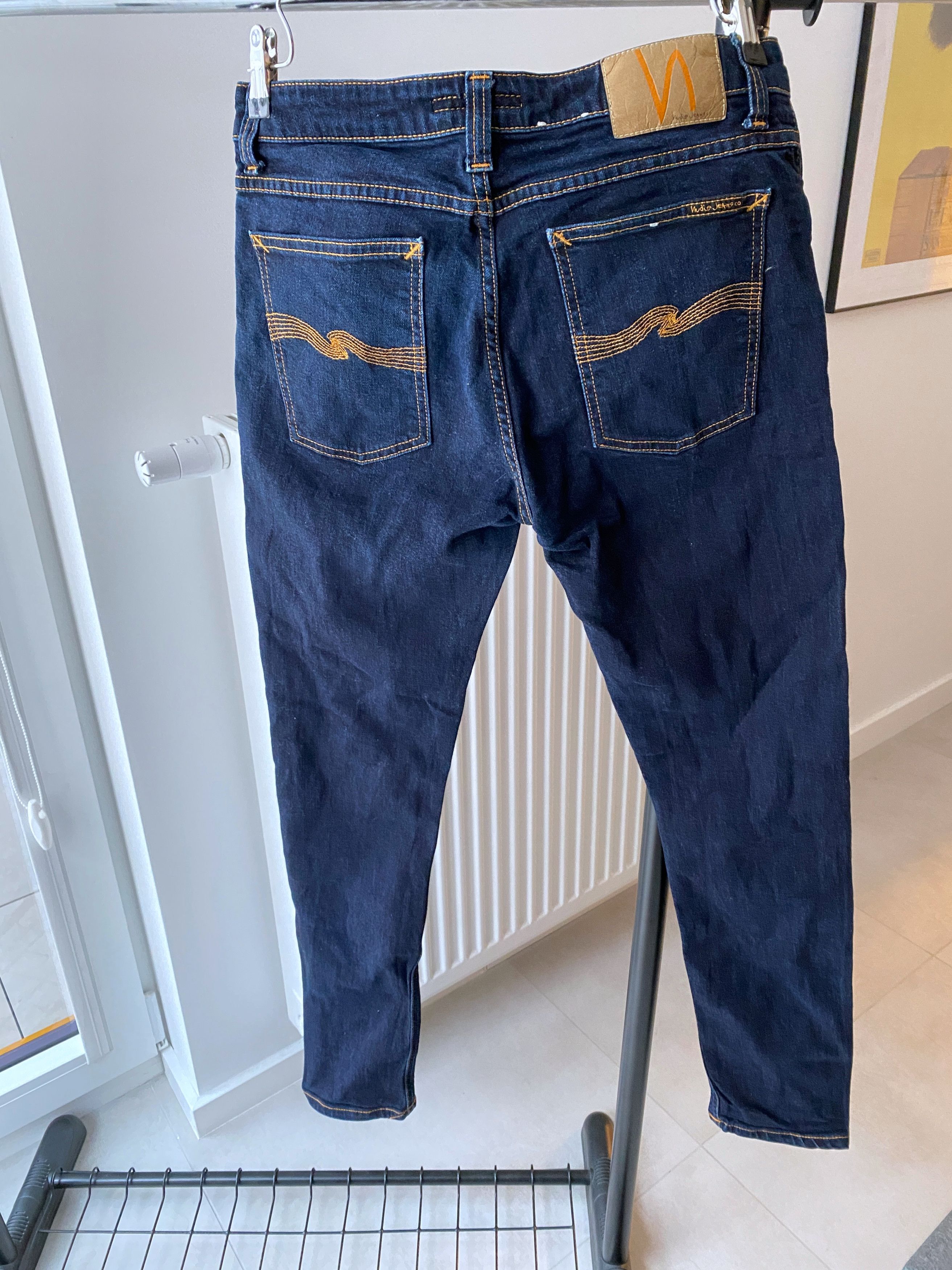 Denime × Nudie Jeans Nudie Jeans skinny Lin dry deep orange denim jeans s W32 L32 Size US 32 / EU 48 - 1 Thumbnail