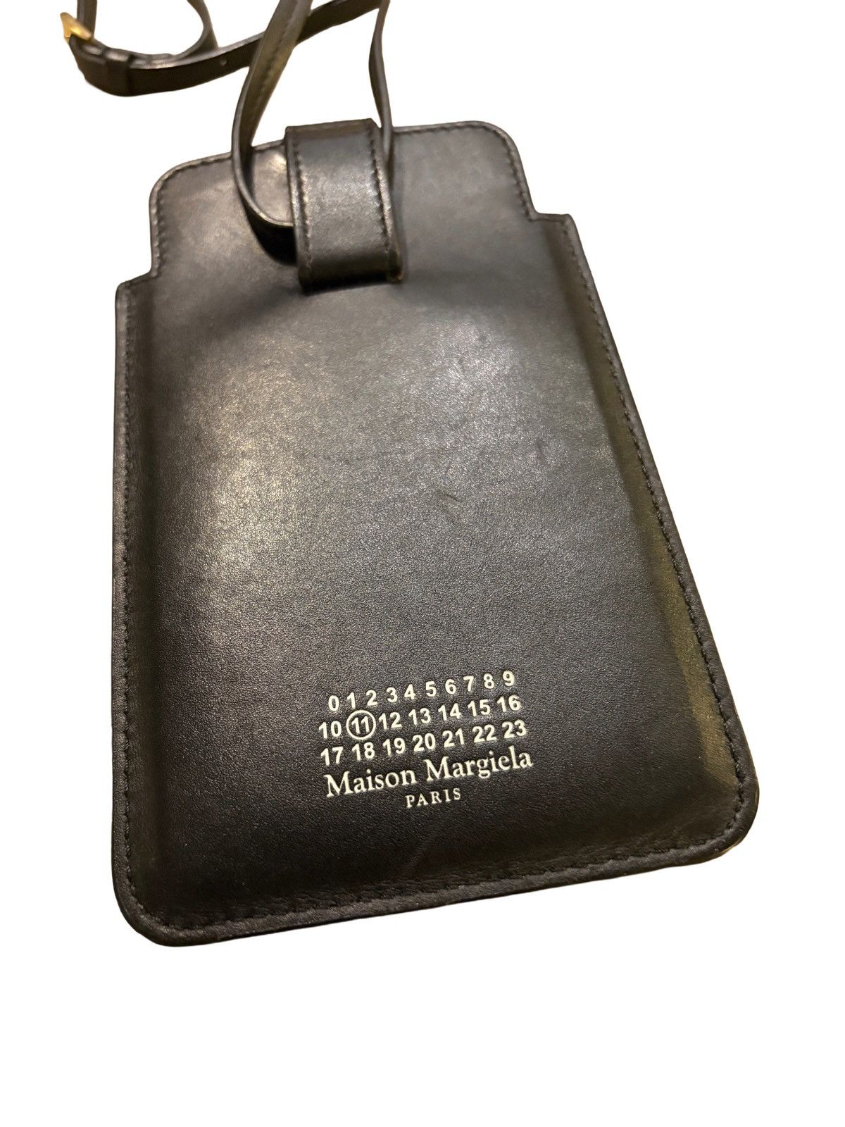 Maison Margiela Maison Margiela Black Leather Four Stitch Crossbody Bag Size ONE SIZE - 3 Thumbnail