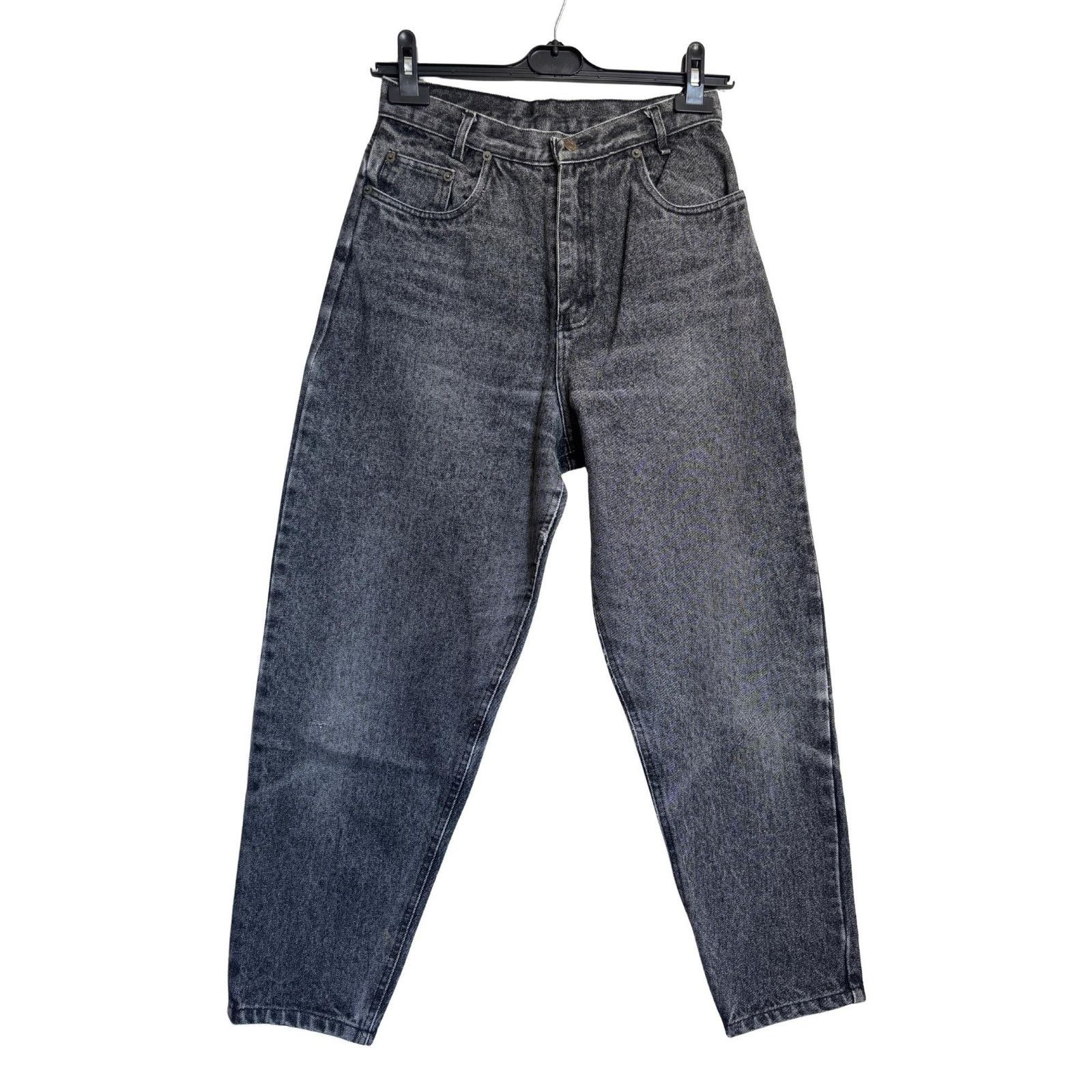 Levi's Levi’s 501 Baggy Black Acid Wash Jeans Rare High Waist Loose Size US 27 - 4 Thumbnail