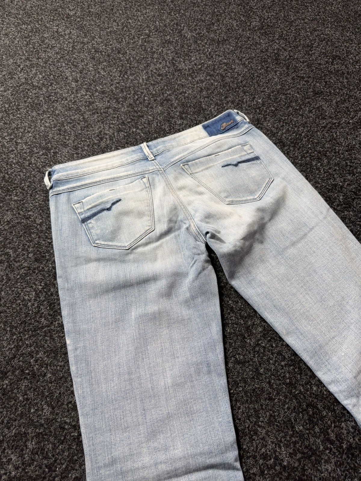 Diesel Luxury 00s Diesel Lowette Y2K Light Wash Slim Straight Jeans Size 30" / US 8 / IT 44 - 16 Thumbnail