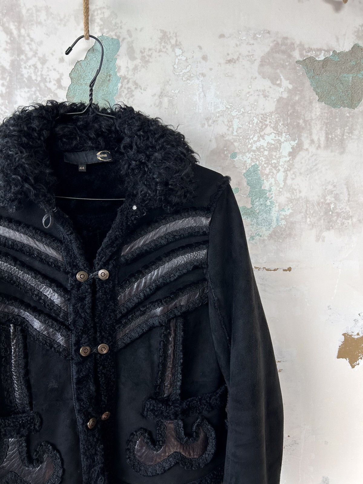 Just Cavalli × Roberto Cavalli ROBERTO CABALLI FUR JACKET VINTAGE Size M / US 6-8 / IT 42-44 - 3 Thumbnail