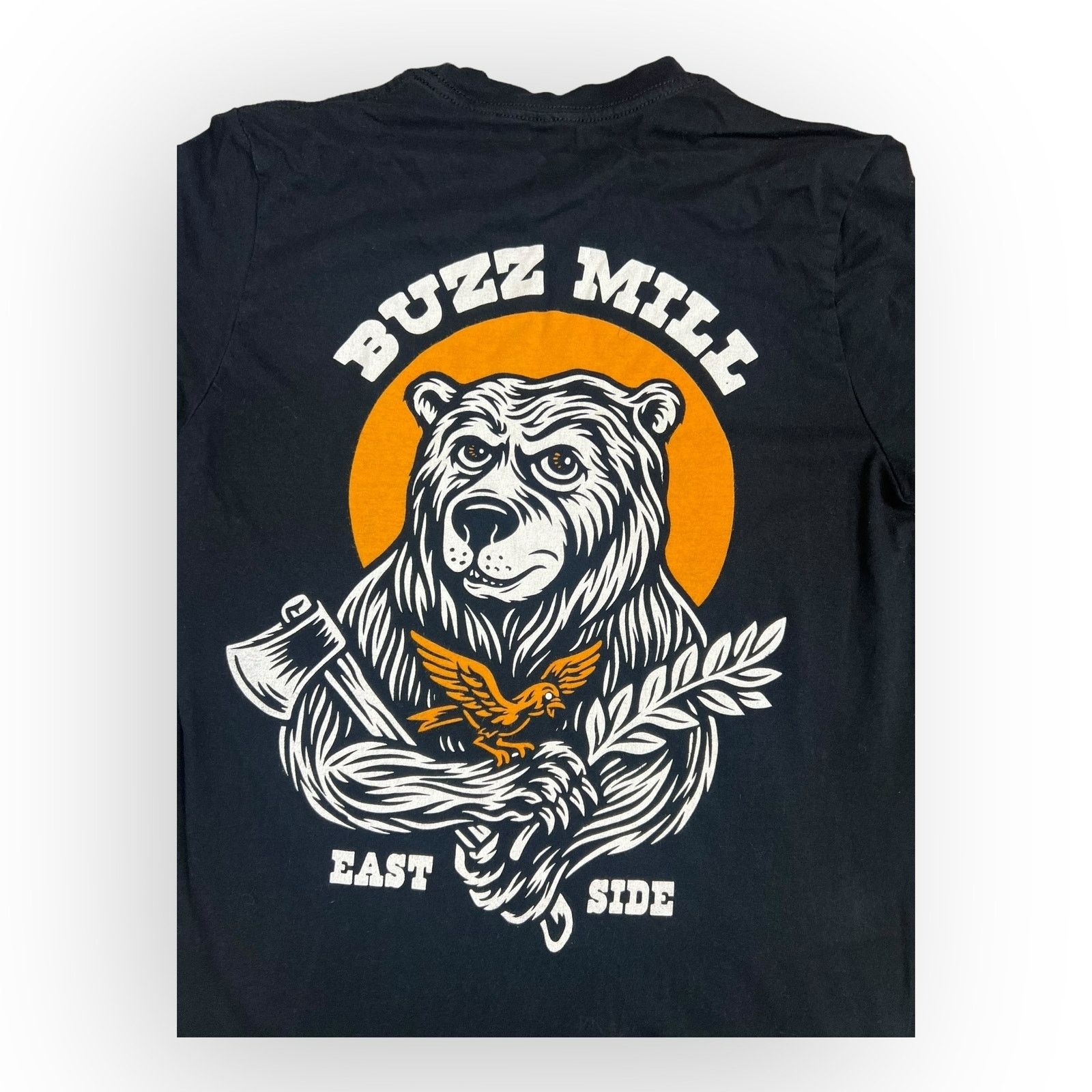 Vintage Buzz Mill East Side Vintage T-Shirt Black W/ Buzz Mill Logo Size US S / EU 44-46 / 1 - 4 Thumbnail