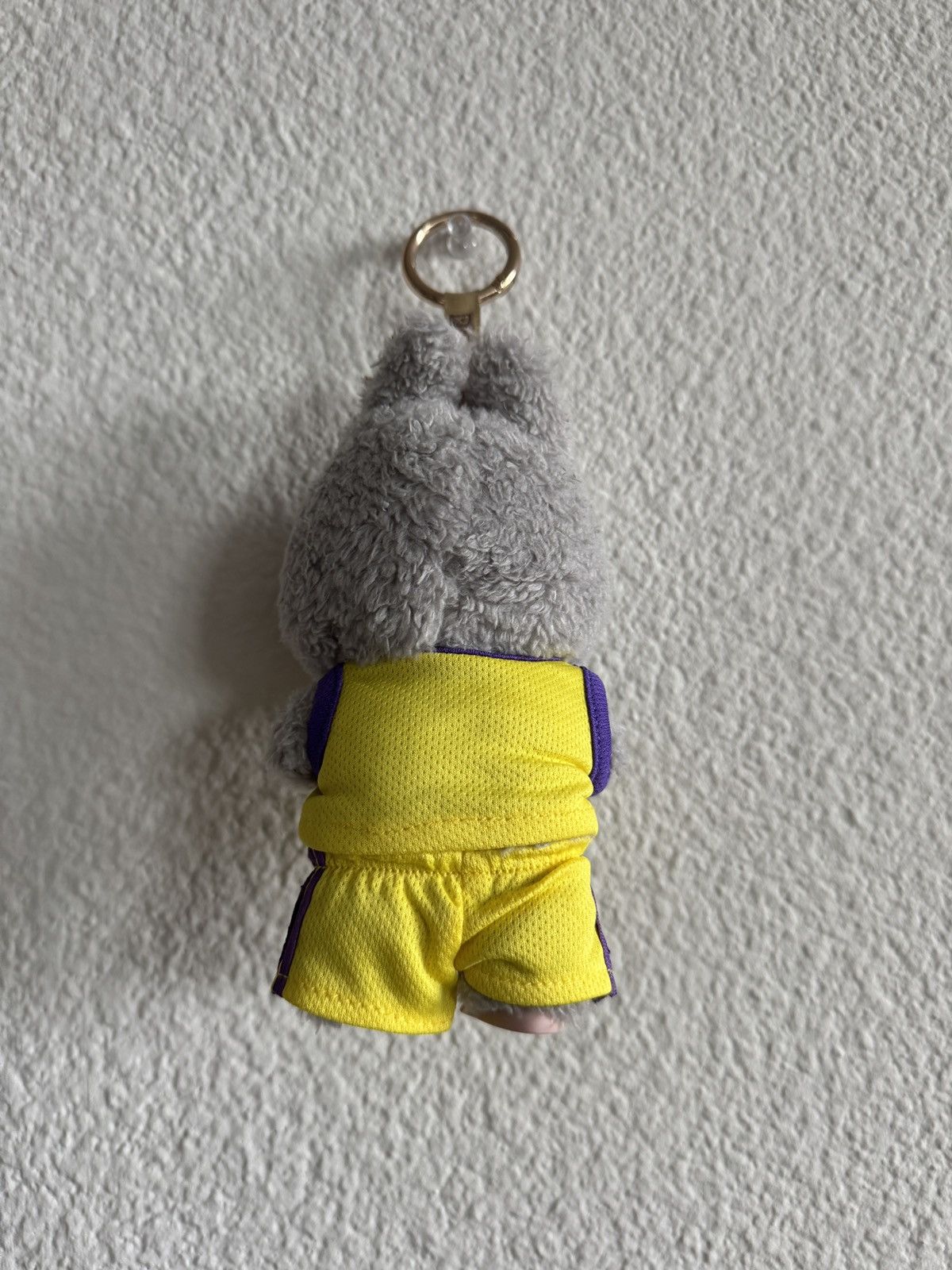 POP MART LABUBU MACARON Lakers LeBron James OUTFIT plush keychain Size ONE SIZE - 2 Thumbnail