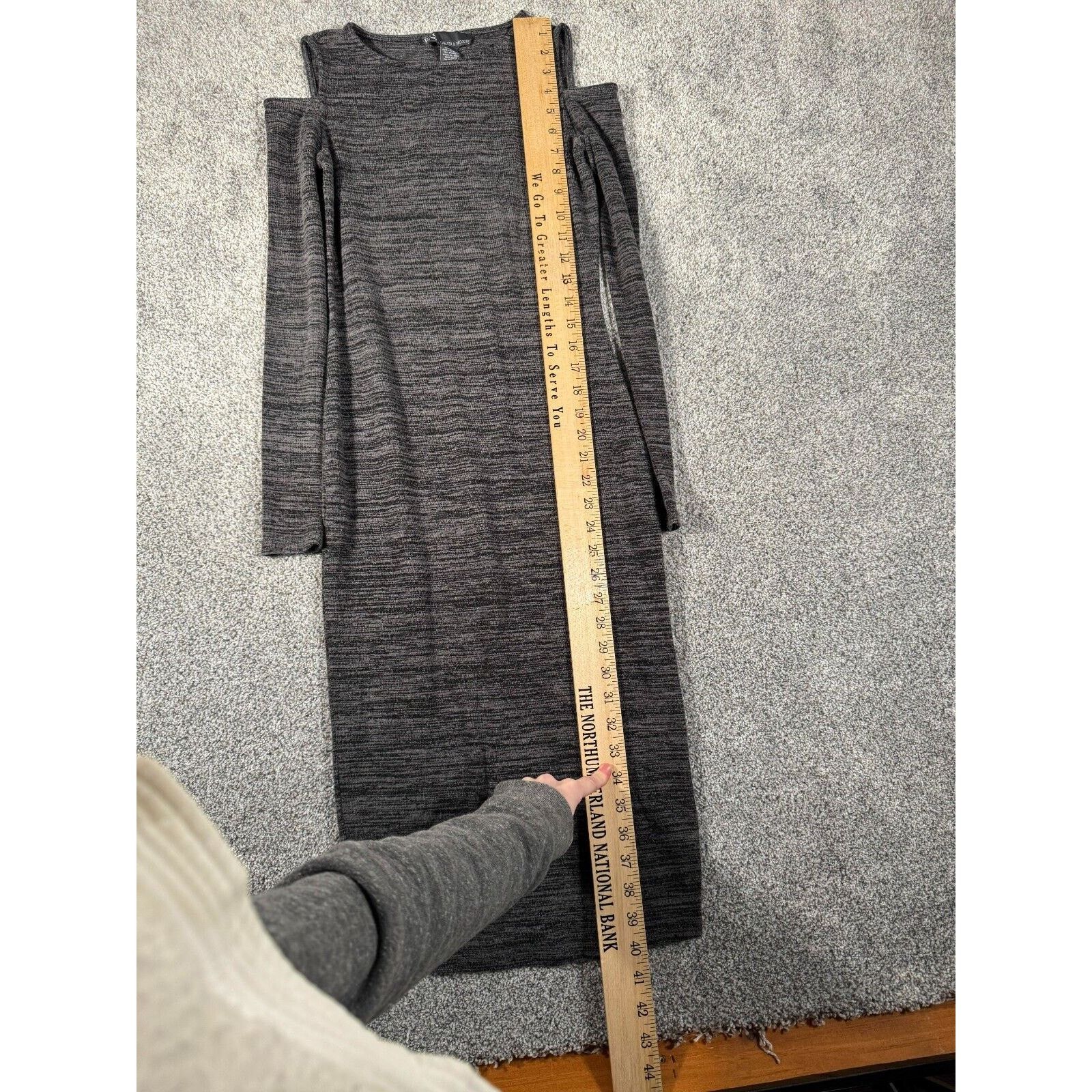 Other Chelsea & Theodore Bodycon Dress XS Cold Shoulder Chic Size XS / US 0-2 / IT 36-38 - 5 Thumbnail