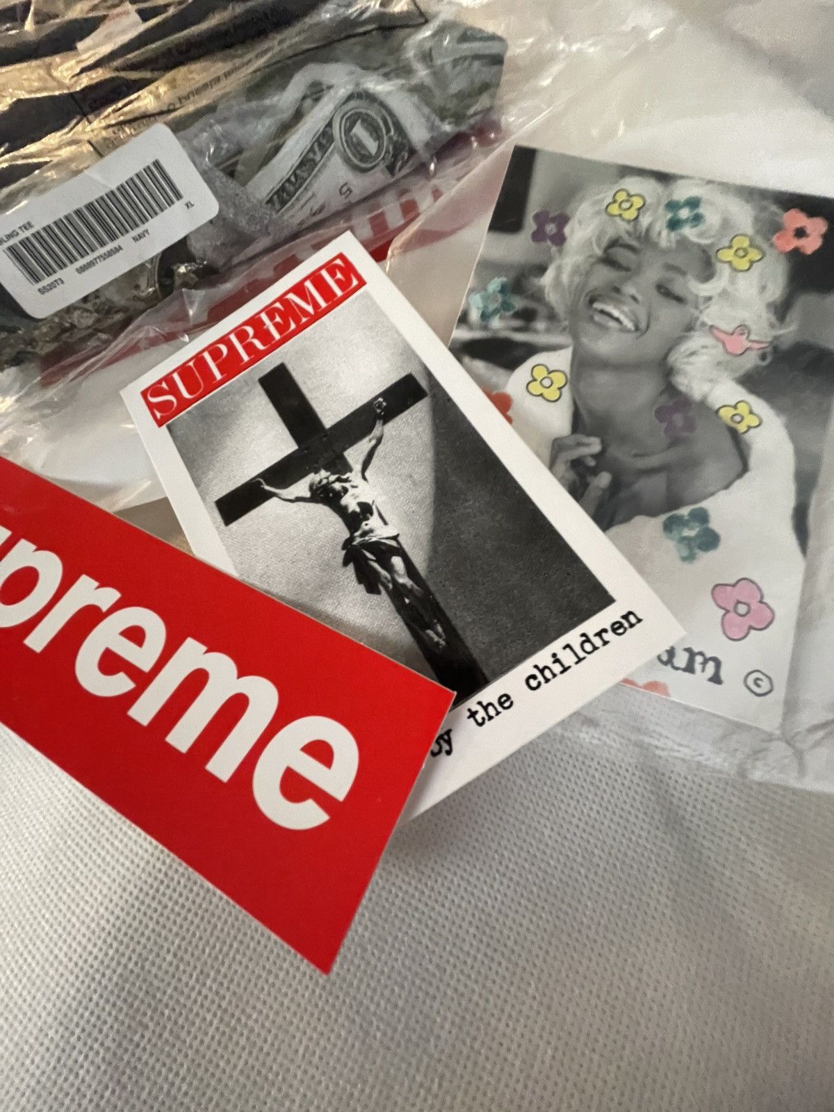 Supreme SUPREME BLING TEE XL-NAVY Size US XL / EU 56 / 4 - 7 Thumbnail
