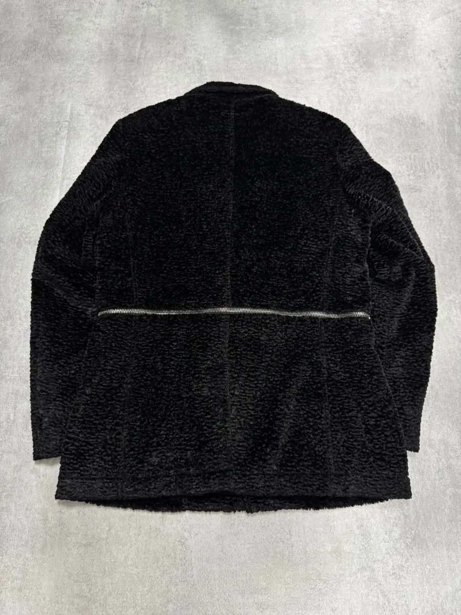 Emporio Armani AW2010 Emporio Armani Faux Fur Horizontal Zip Black Jacket Size US M / EU 48-50 / 2 - 3 Thumbnail