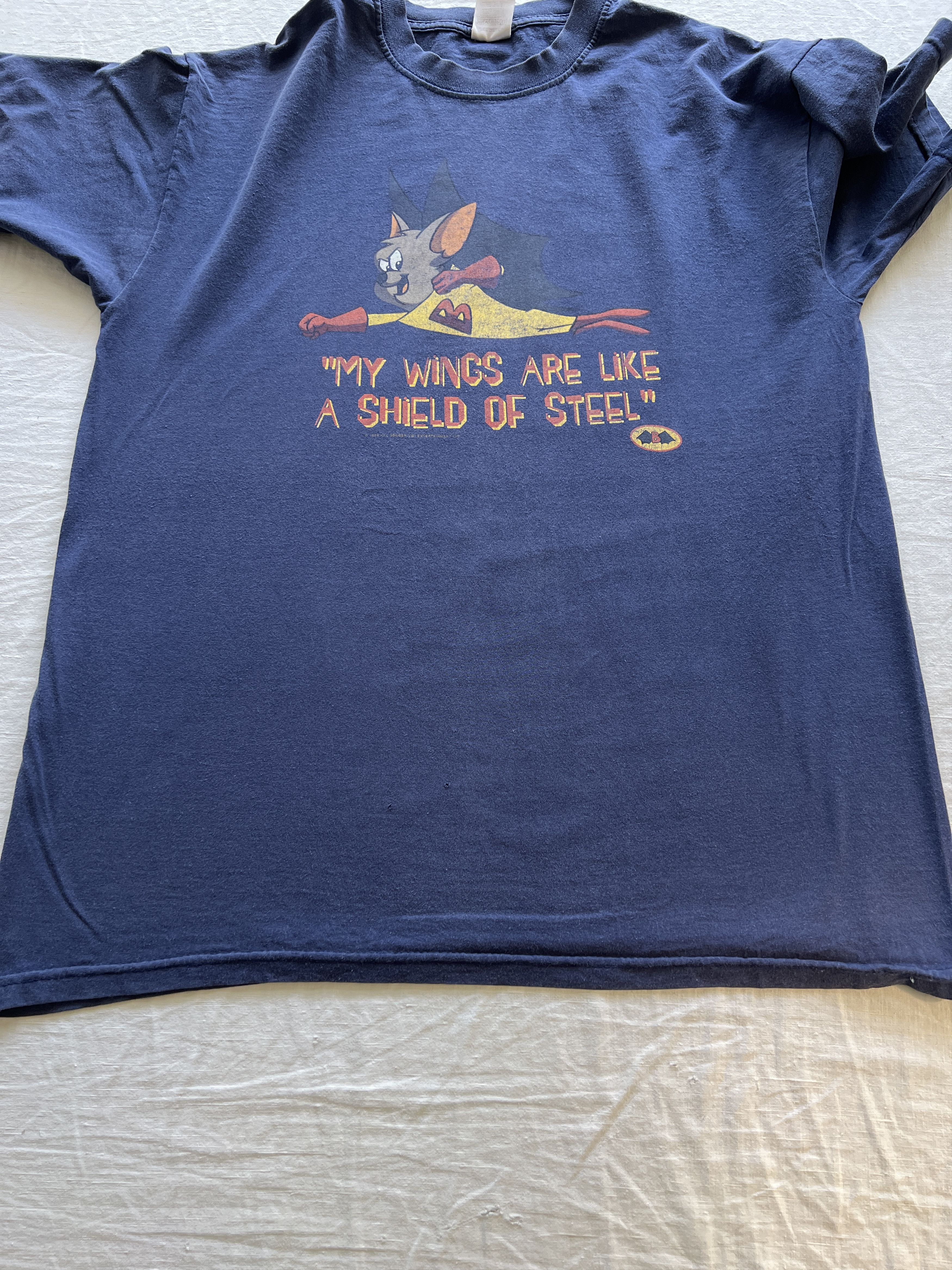 Cartoon Network Vintage 2004 Batfink Cartoon Movie T-shirt Size US M / EU 48-50 / 2 - 10 Thumbnail