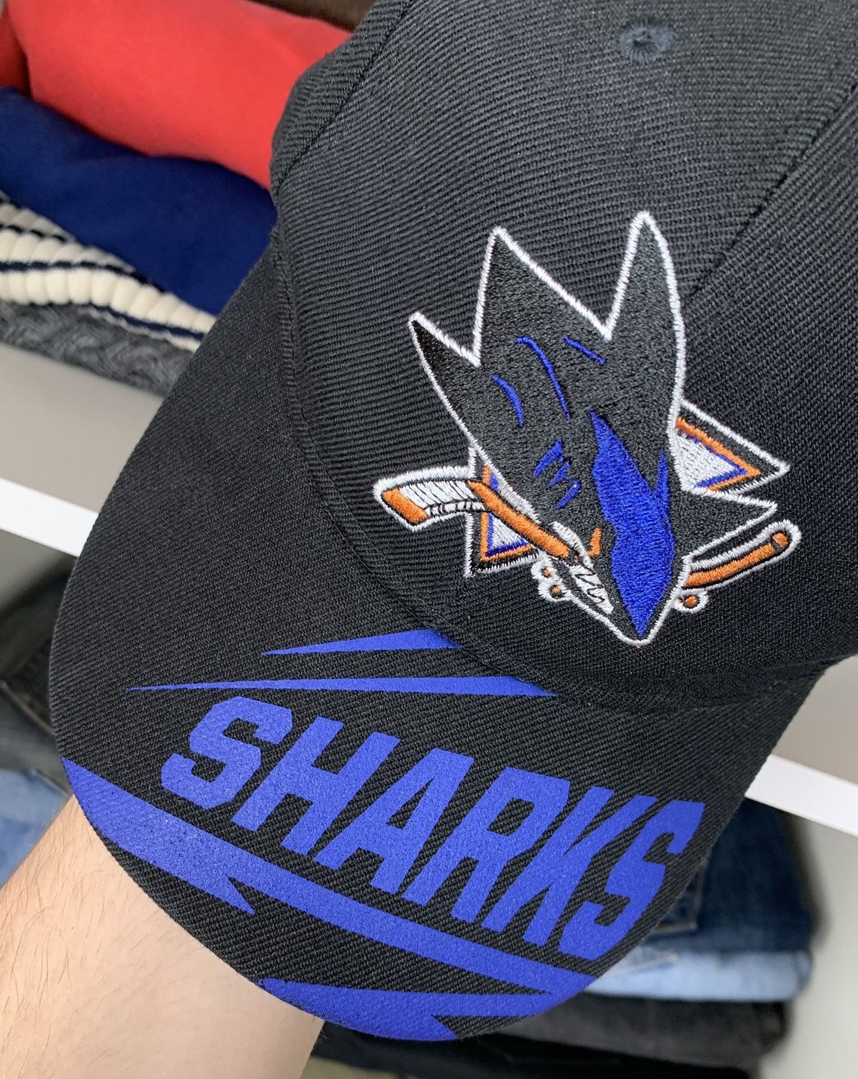 NHL × New Era New Era Sharks San Jose NHL Cap Hat Size ONE SIZE - 2 Thumbnail
