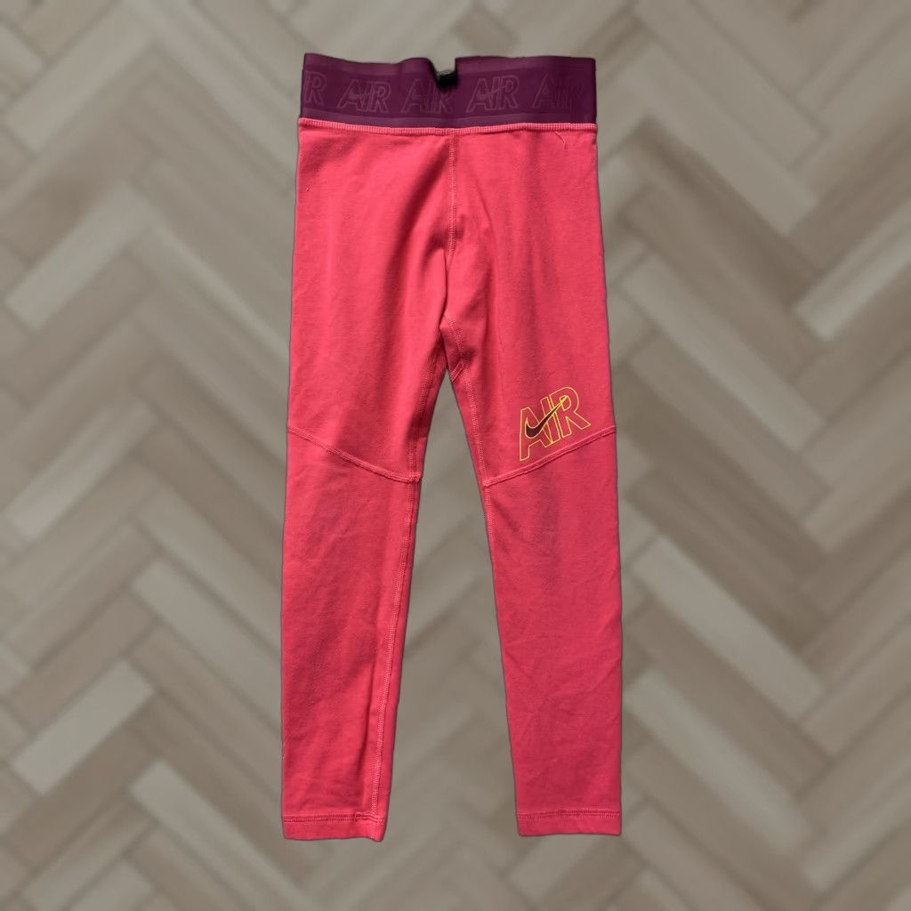 Nike Nike Leggings Pink Activewear Stretch Girls 6/7 Years Small 63-45 Size 28" / US 6 / IT 42 - 1 Thumbnail