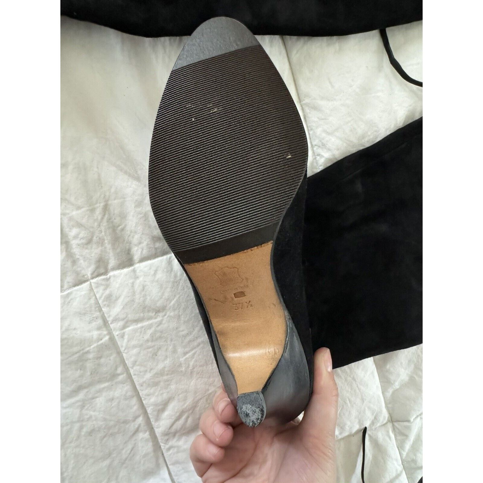 Other Vintage Italian Suede Leather Boots by Marmolada Size 37.5 Size US 7.5 / IT 37.5 - 4 Thumbnail