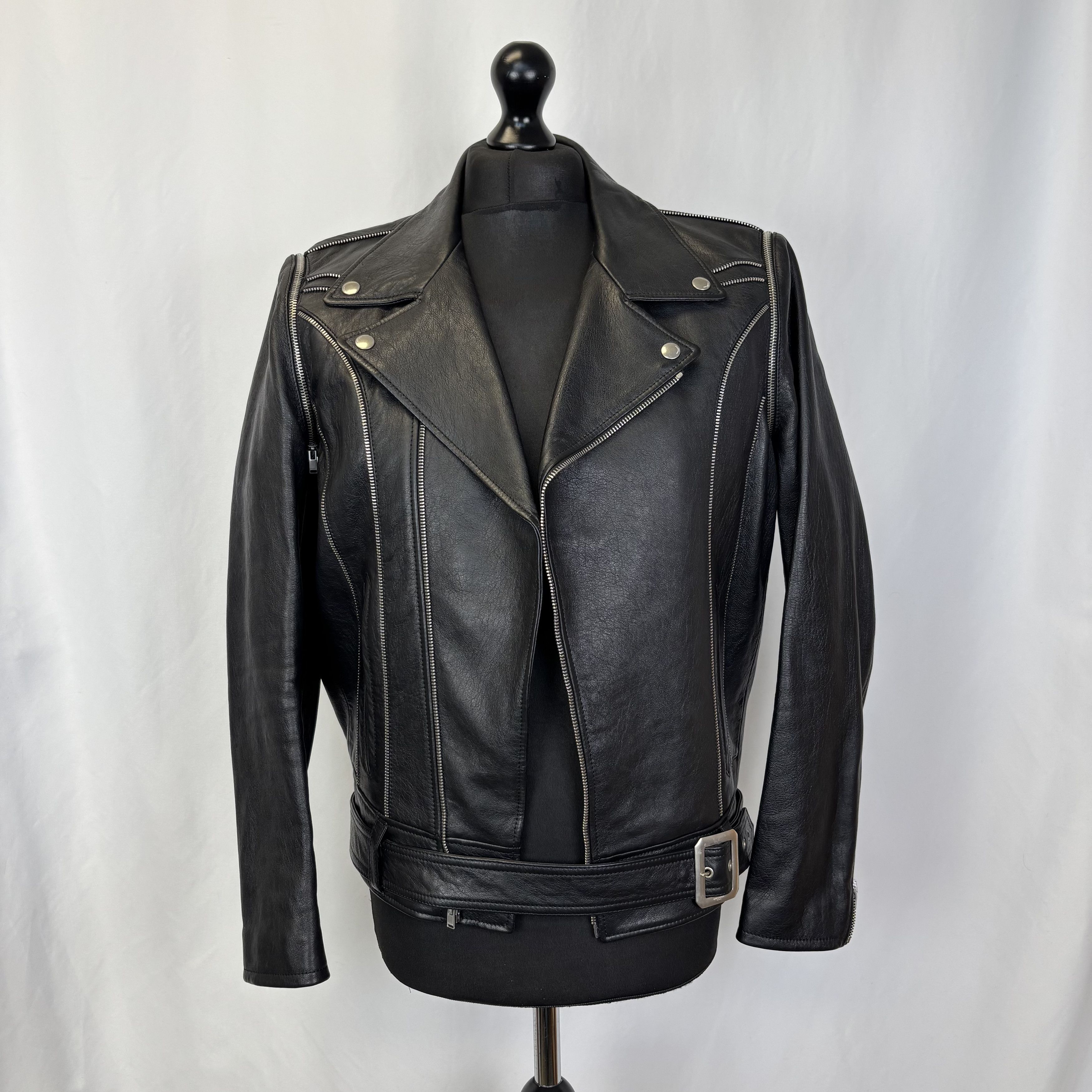 Saint Laurent Paris Saint Laurent Leather Biker Jacket Size US L / EU 52-54 / 3 - 1 Thumbnail