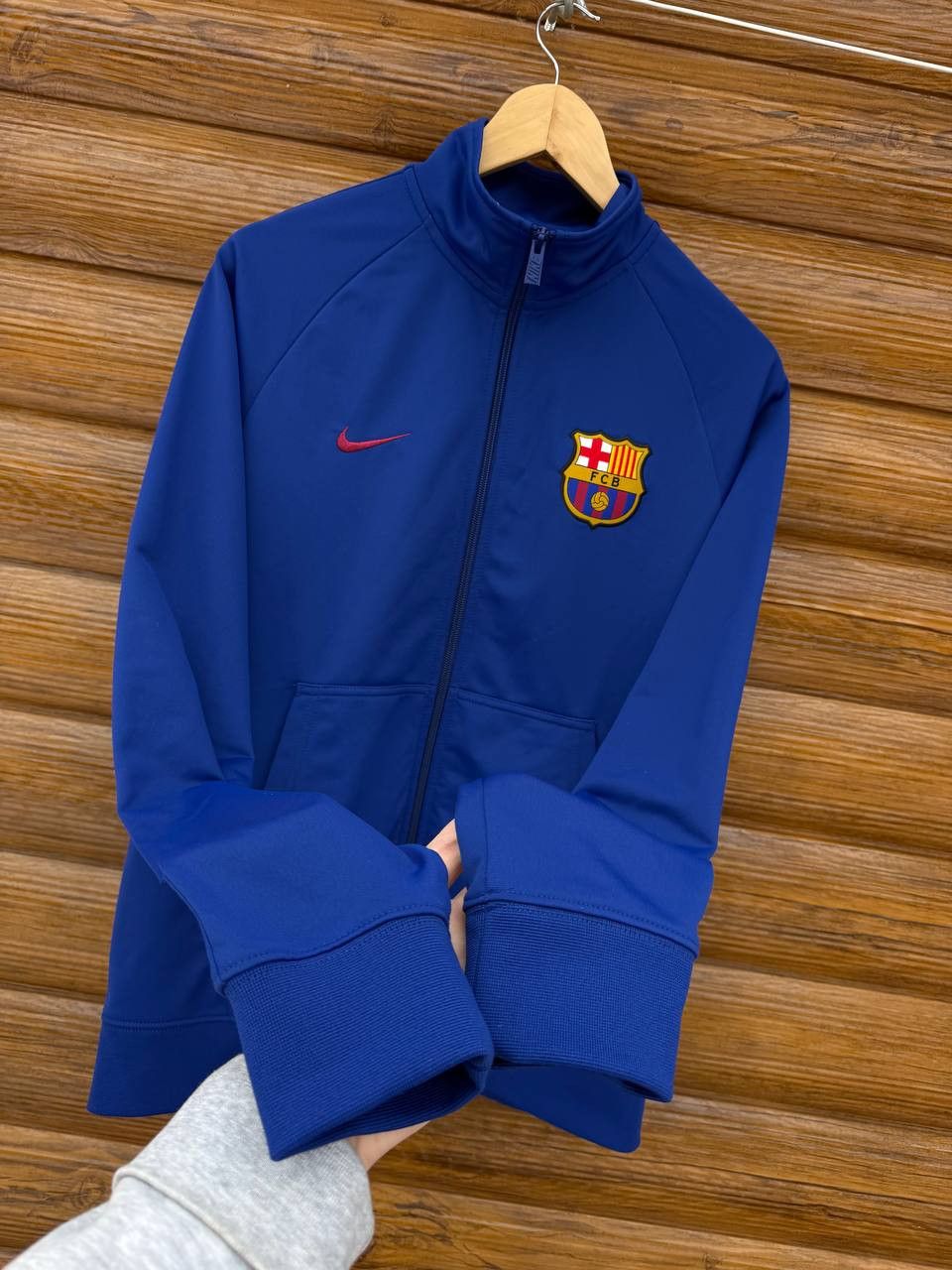 Nike Vintage Nike FC Barcelona Football Jacket Soccer Track Top Size US M / EU 48-50 / 2 - 4 Thumbnail