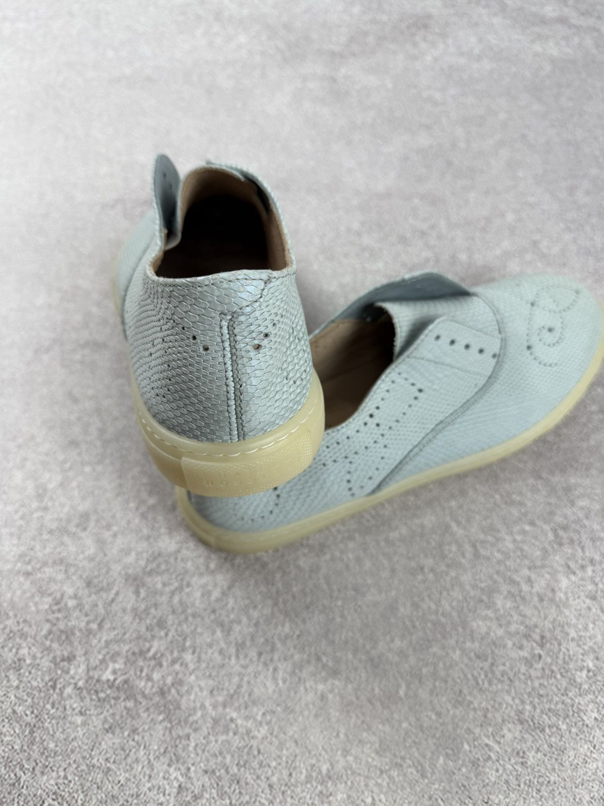 Fratelli Rossetti Frattelli Rossetti One Women’s Light Blue Leather Slip On Size US 9 / IT 39 - 8 Thumbnail