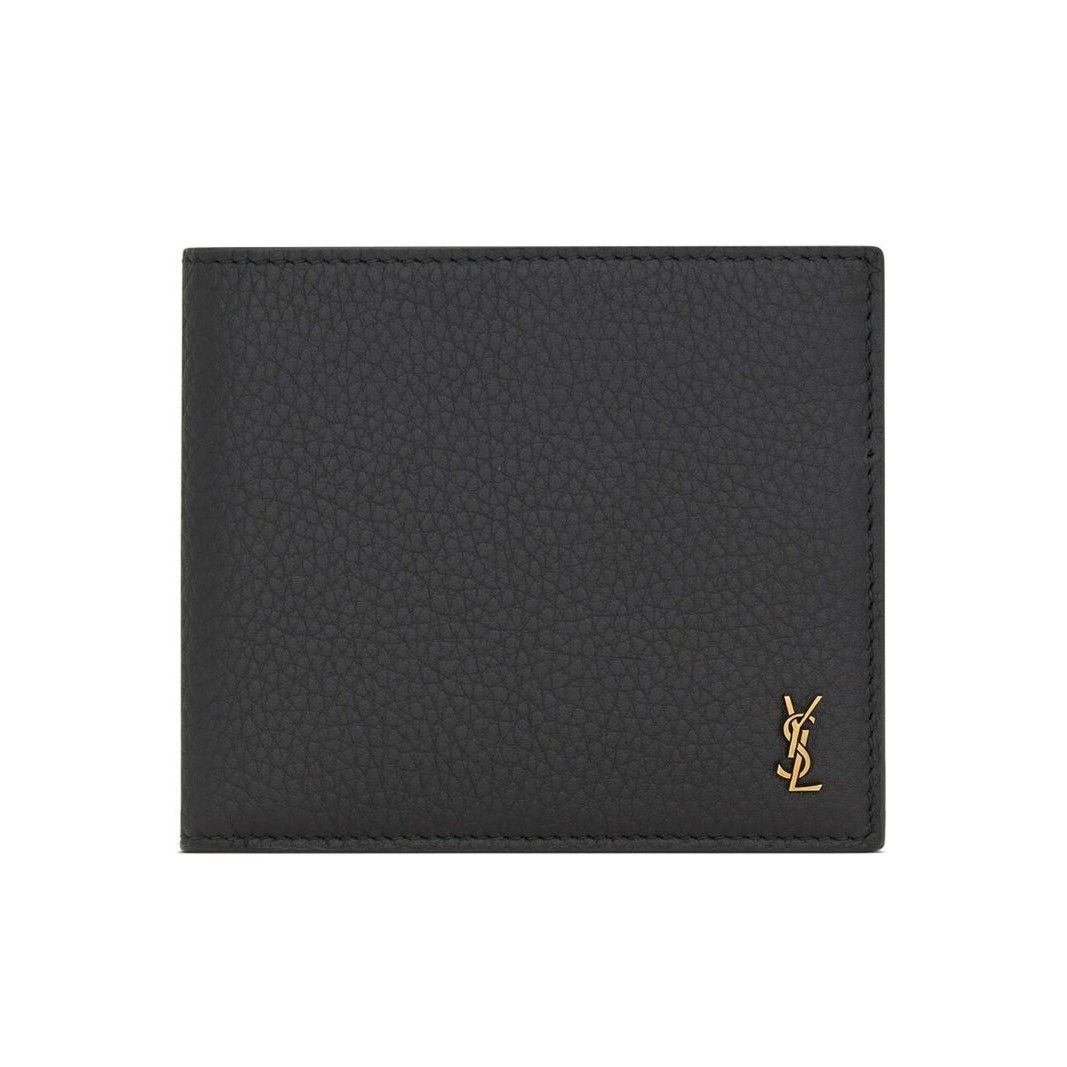 Saint Laurent Paris SAINT LAURENT $630 Tiny Cassandre E/W Black Wallet New & Aut Size ONE SIZE - 1 Thumbnail