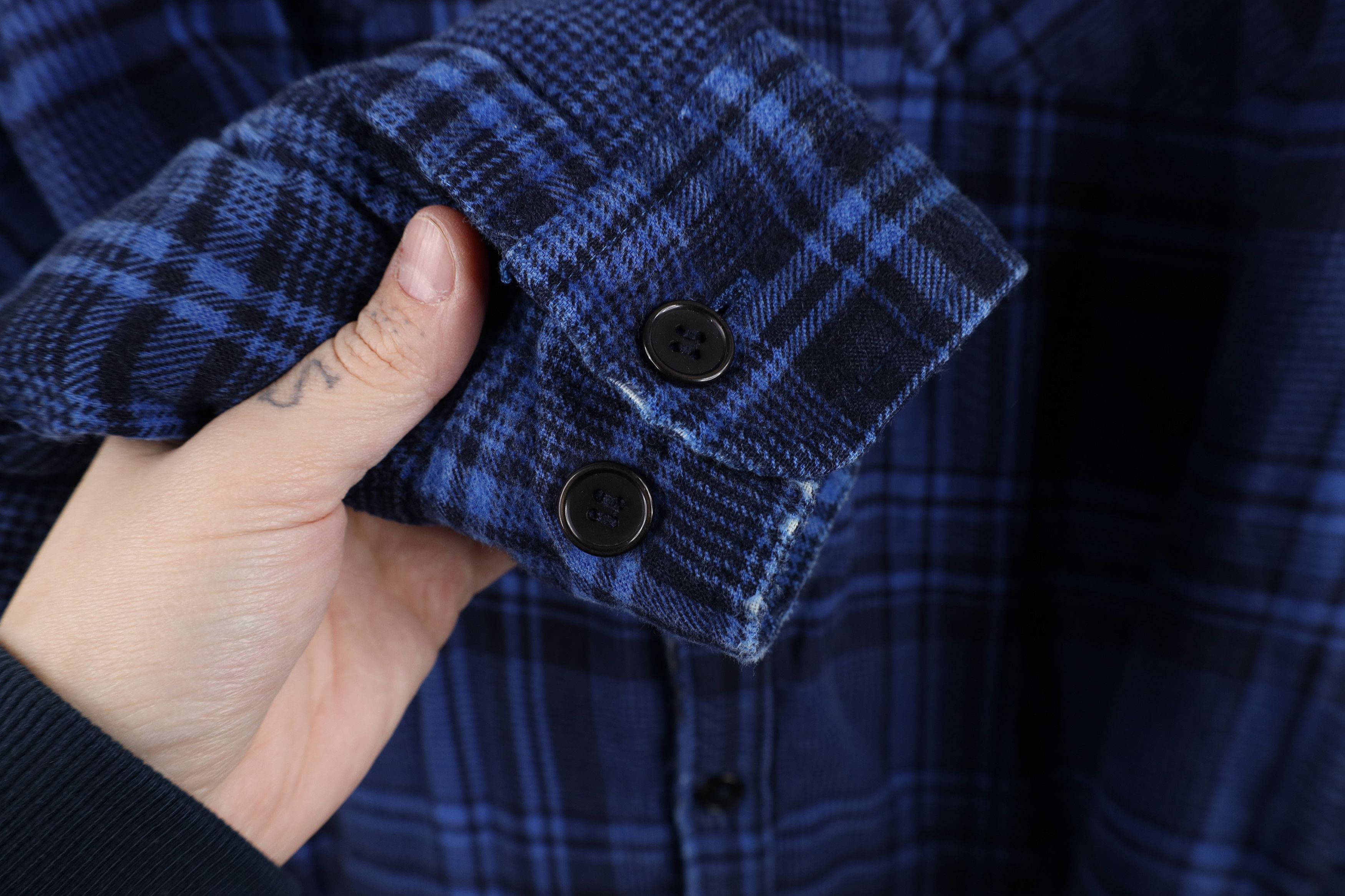 Vintage Vintage 70s Streetwear Quilted Flannel Shirt Jacket Size US L / EU 52-54 / 3 - 6 Thumbnail