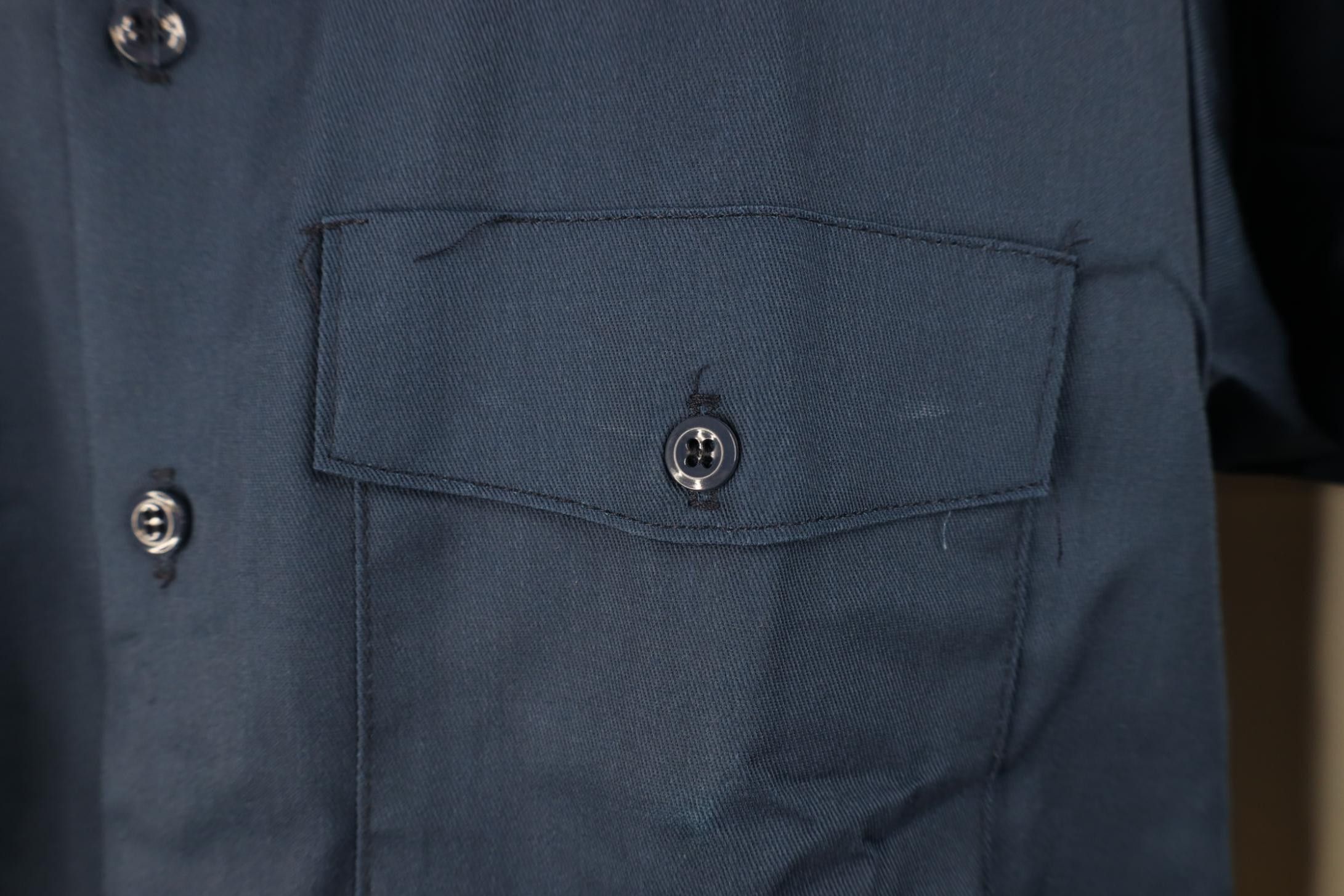 Dickies Deadstock Vintage 90s Dickies Mechanic Button Shirt Blue USA Size US M / EU 48-50 / 2 - 6 Thumbnail