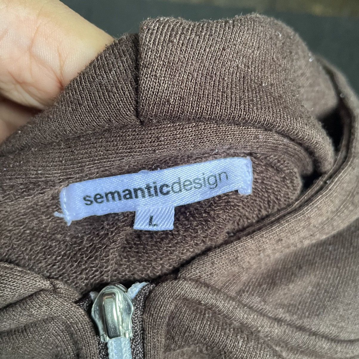 semanticdesign Vintage Semantic Design Punk Zipper Hoodie Size US L / EU 52-54 / 3 - 8 Thumbnail