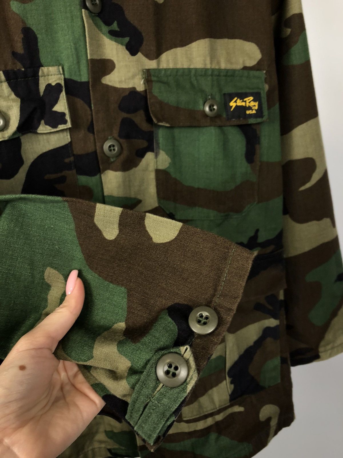 Stan Ray Stan Ray tropical Jacket (stonewashed woodland camo) Size US S / EU 44-46 / 1 - 6 Thumbnail