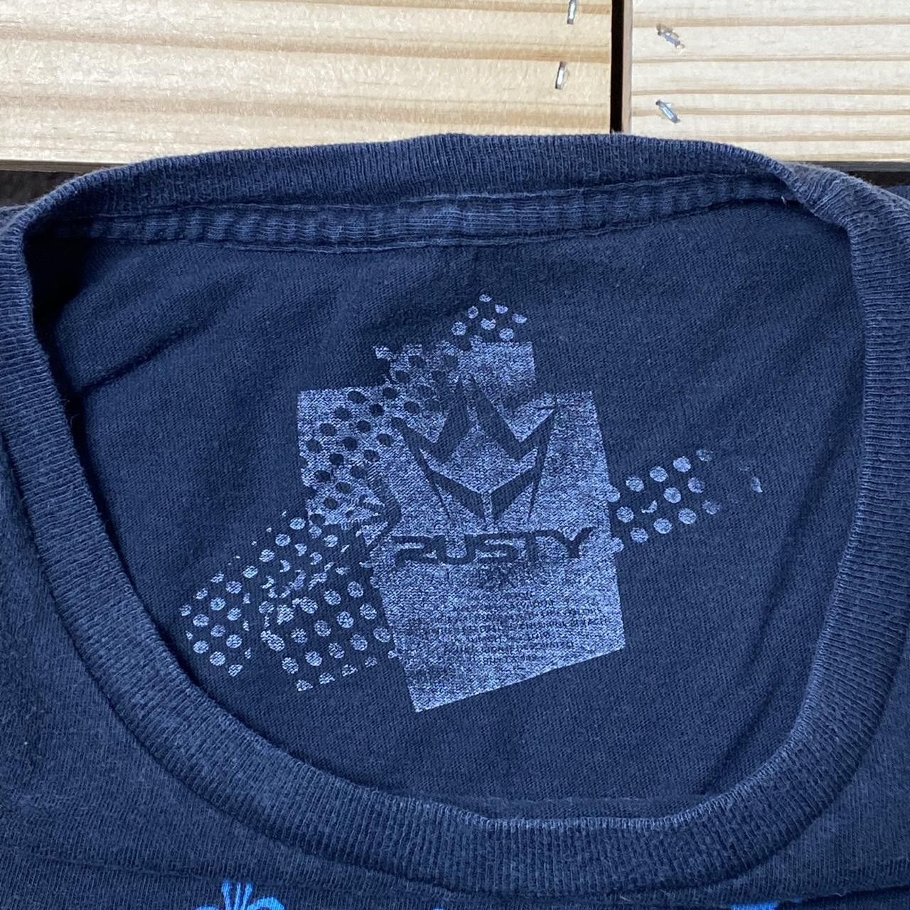 Rusty Rusty Faded Black Y2K Surf Tee Size 2XL Size US XXL / EU 58 / 5 - 4 Thumbnail