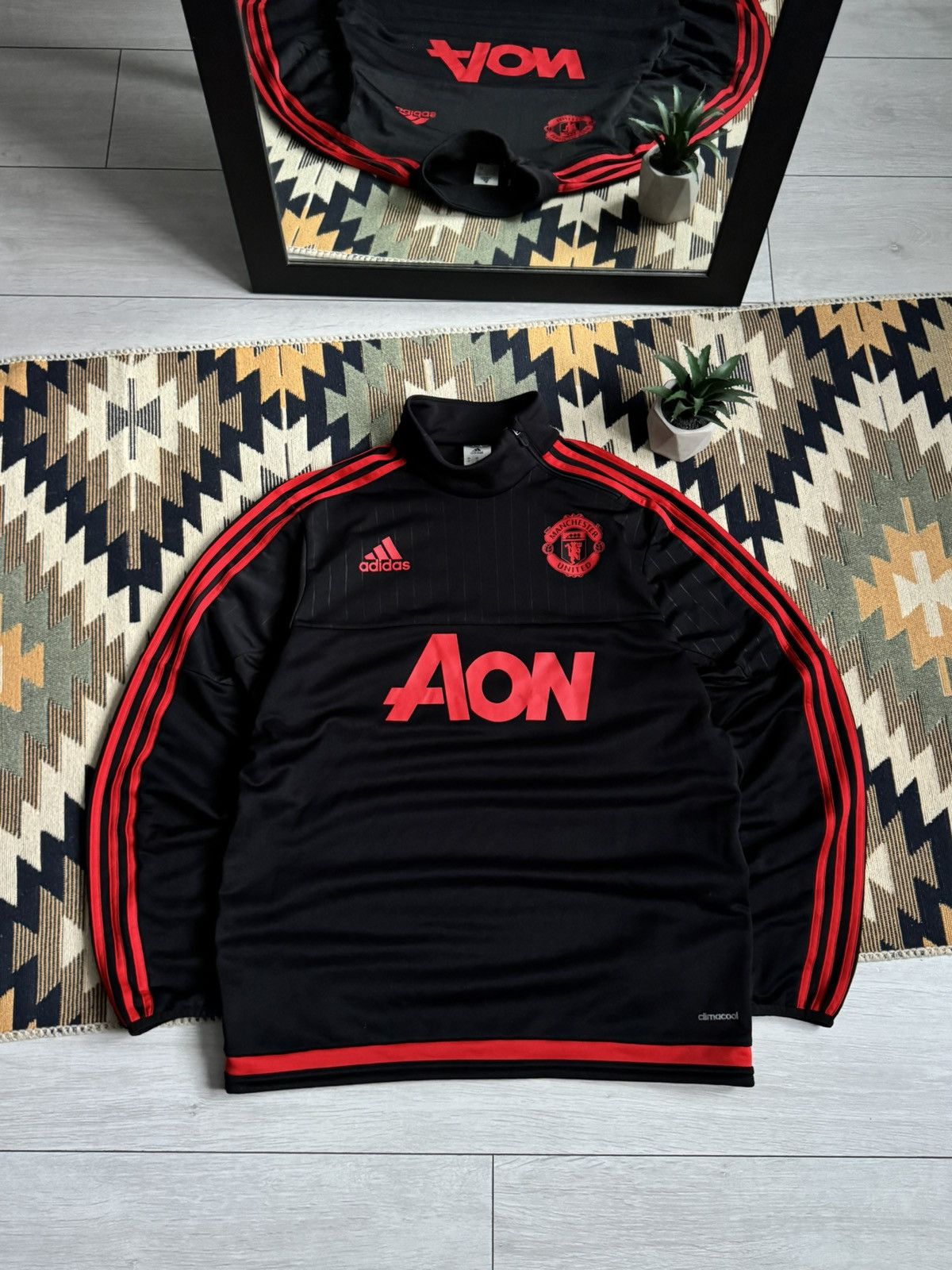 Adidas Adidas Manchester United 2015 Blockcore Training Jacket Size US M / EU 48-50 / 2 - 1 Thumbnail