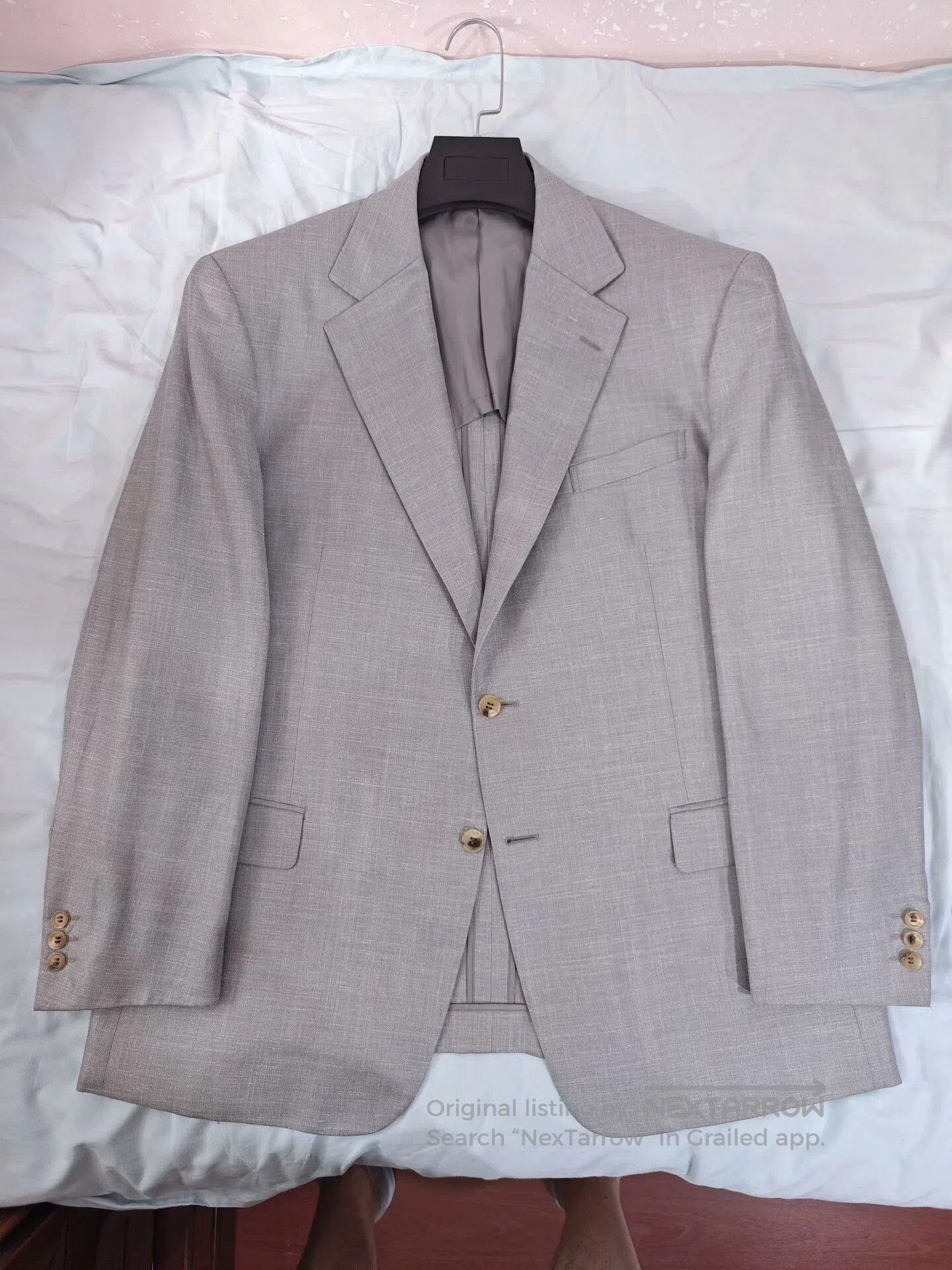 Loro Piana Italian Loro Piana Custom Suit Jacket. Size US L / EU 52-54 / 3 - 5 Thumbnail