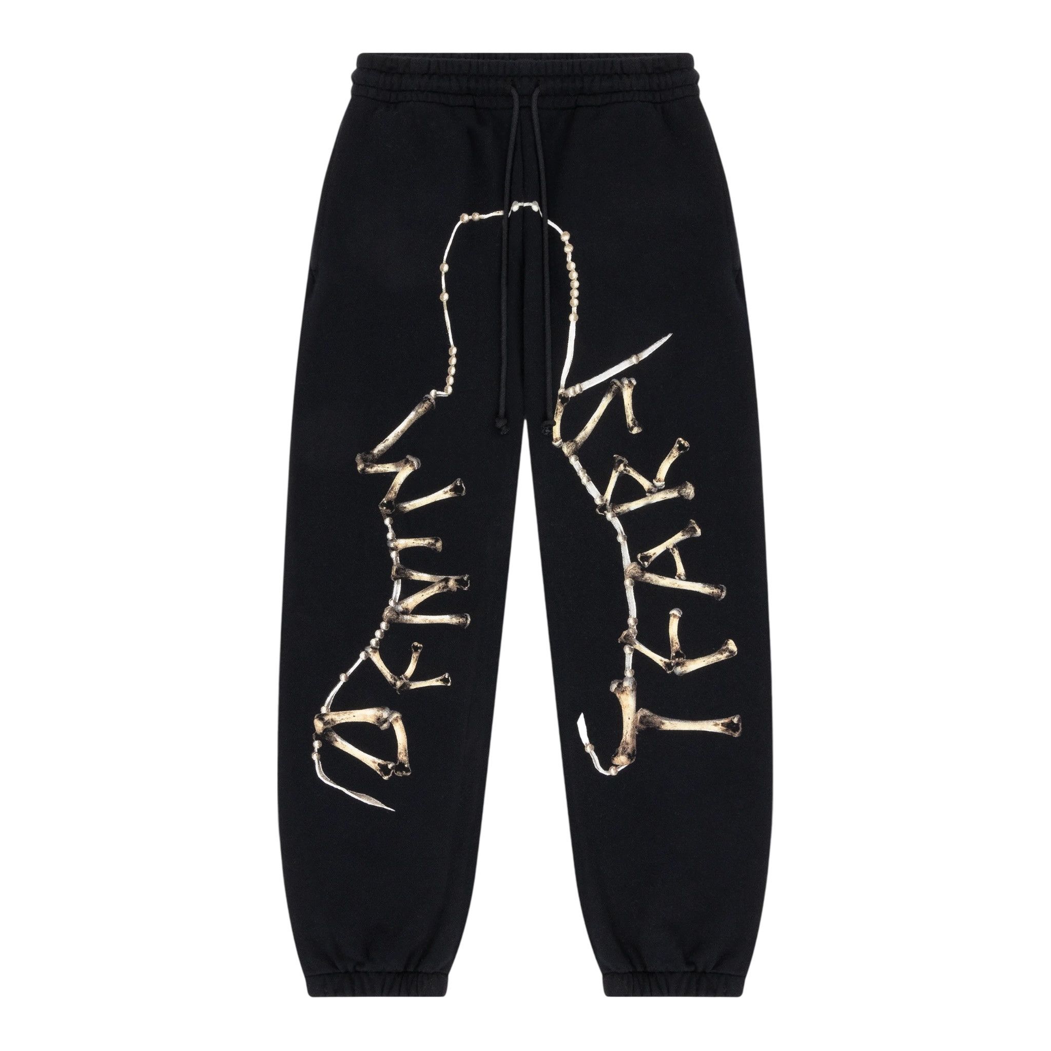 DENIM TEARS Chicken Bone Sweatpants Black Size US 40 / EU 56 - 1 Thumbnail