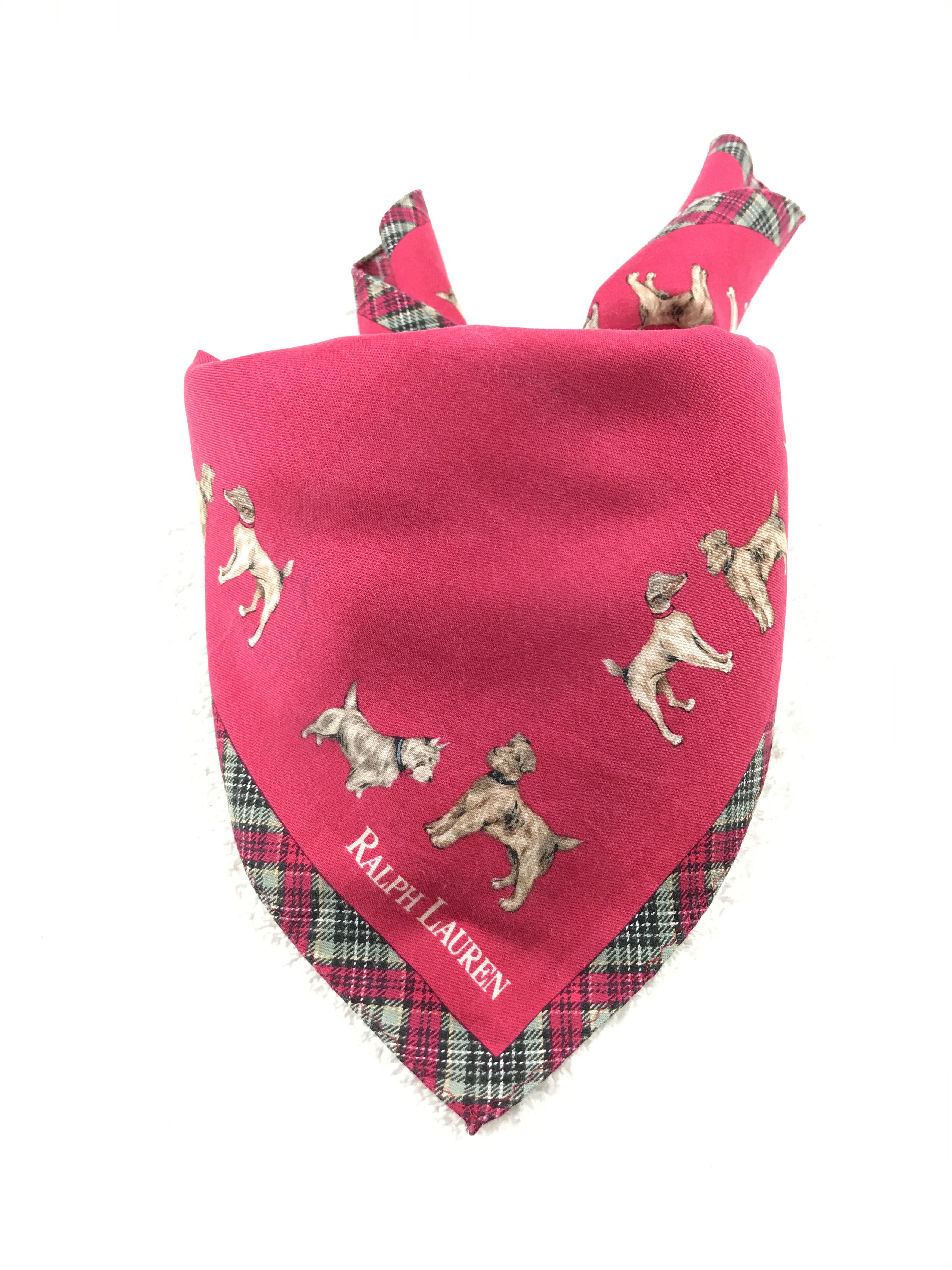 Designer × Ralph Lauren × Vintage Vintage Ralph Lauren Bandana Neckerchief Handkerchief Size ONE SIZE - 3 Thumbnail
