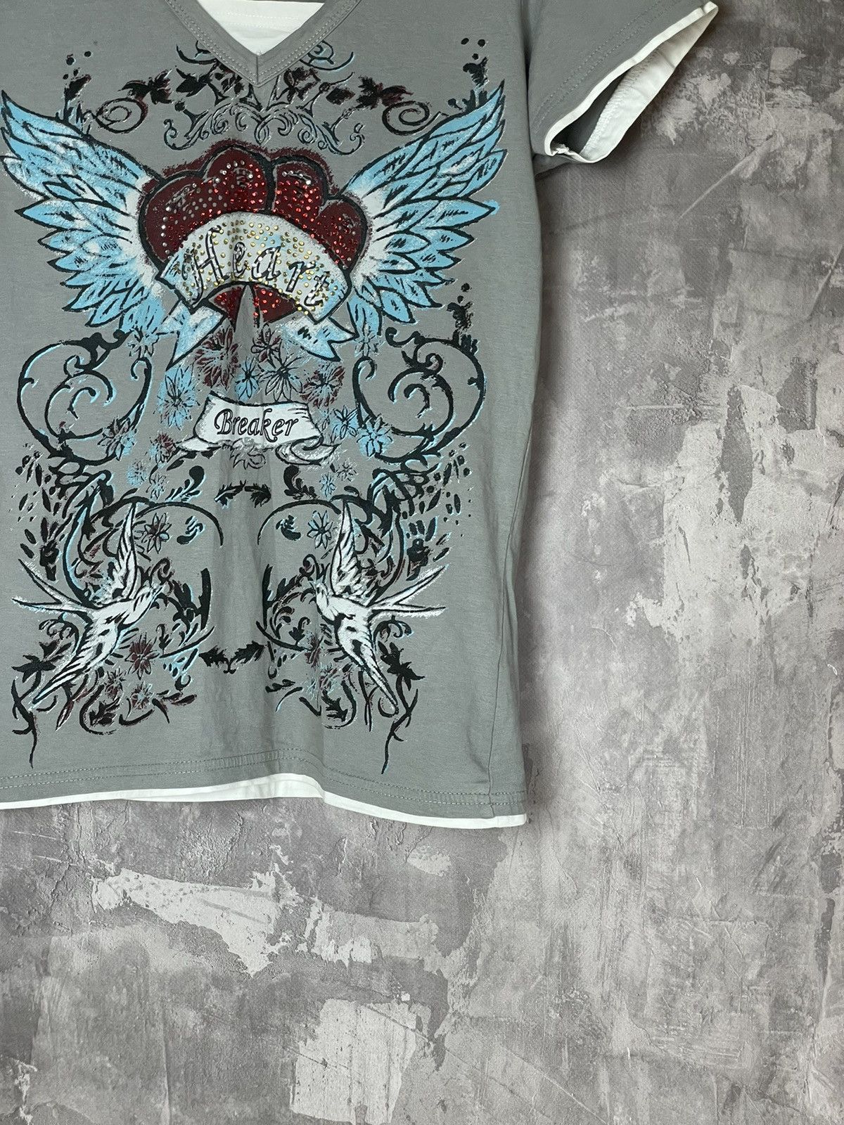 Ed Hardy Vintage Y2K Ed Hardy Style Japanese Tank Top Streetwear Size M / US 6-8 / IT 42-44 - 6 Thumbnail