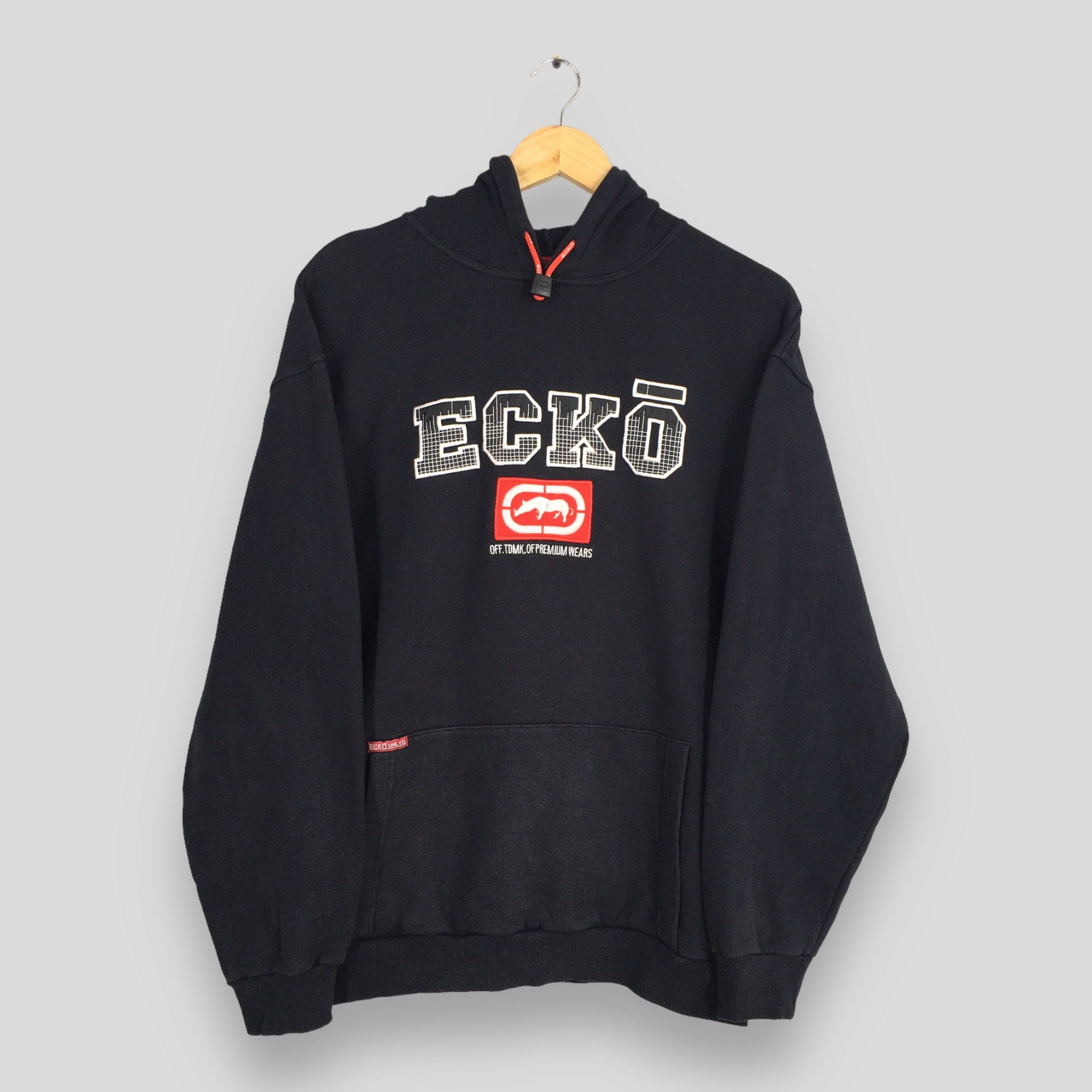 Ecko Unltd. Vintage Ecko Function Black Hoodie Sweatshirt Medium Size US M / EU 48-50 / 2 - 1 Thumbnail