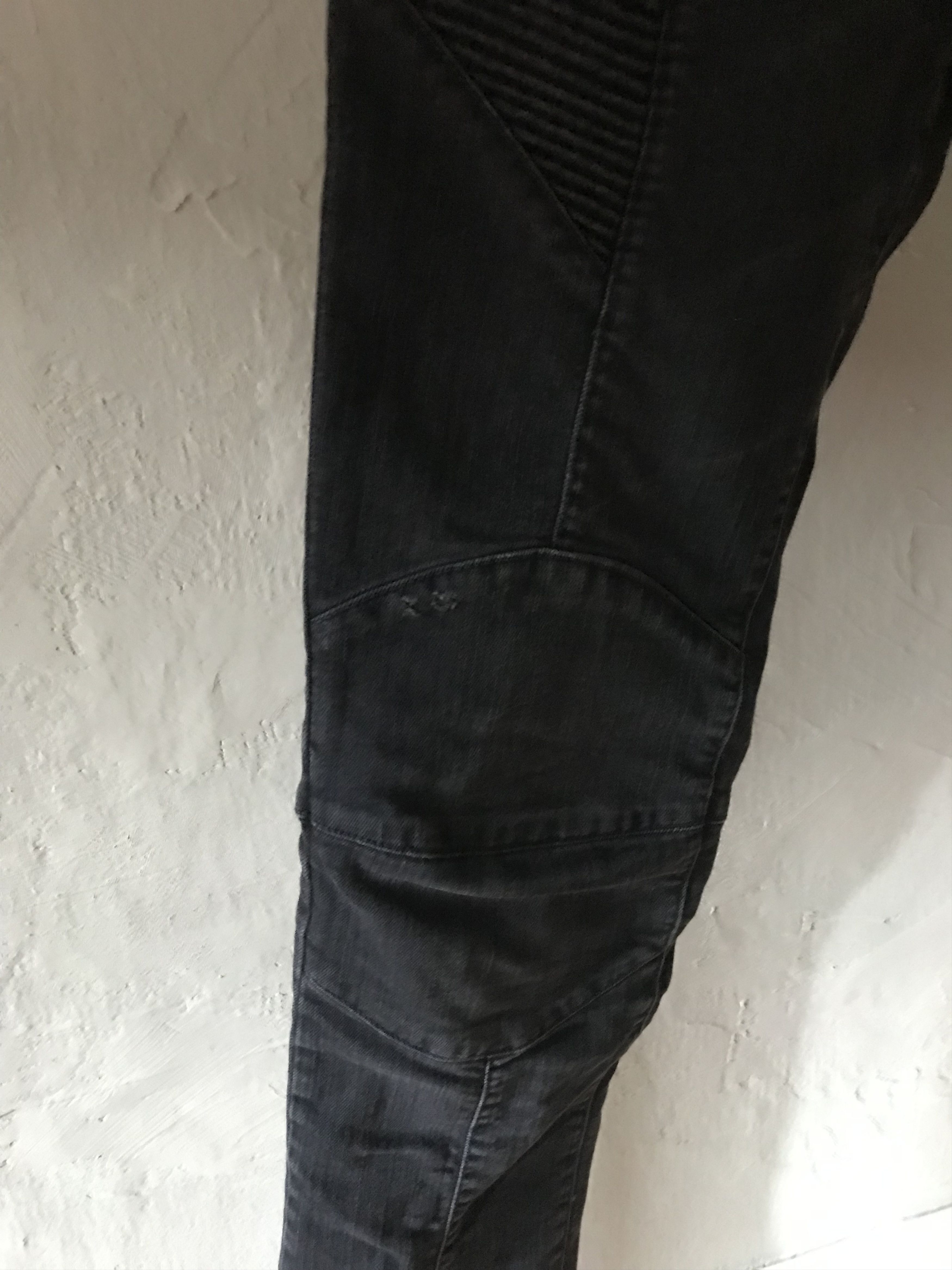 Pierre Balmain Pierre Balmain black distressed biker jeans, 32 Size US 32 / EU 48 - 3 Thumbnail