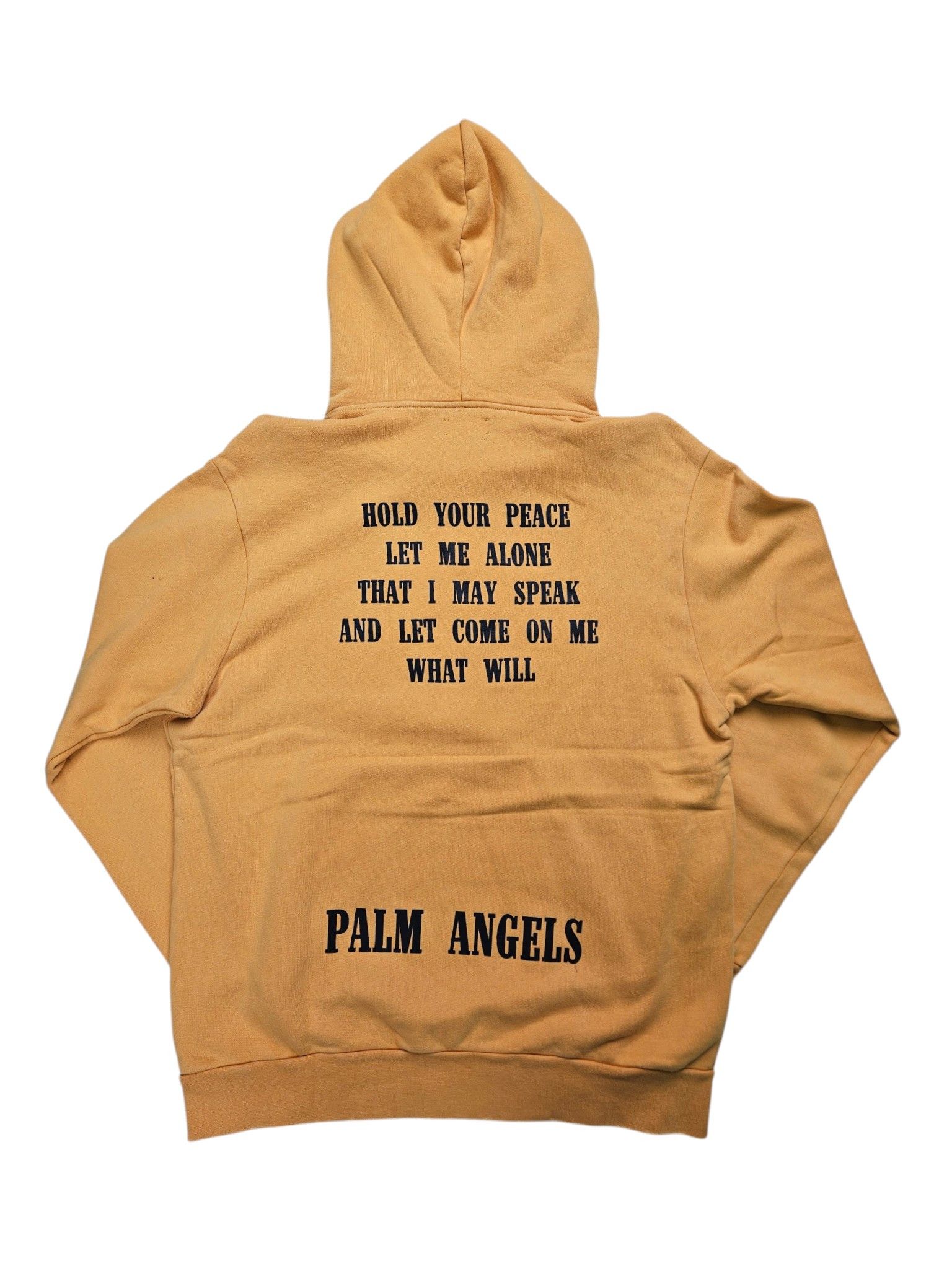 Palm Angels Palm Angels Mustard Yellow "LEGALIZE IT" Slogan Hoodie Size US M / EU 48-50 / 2 - 2 Thumbnail